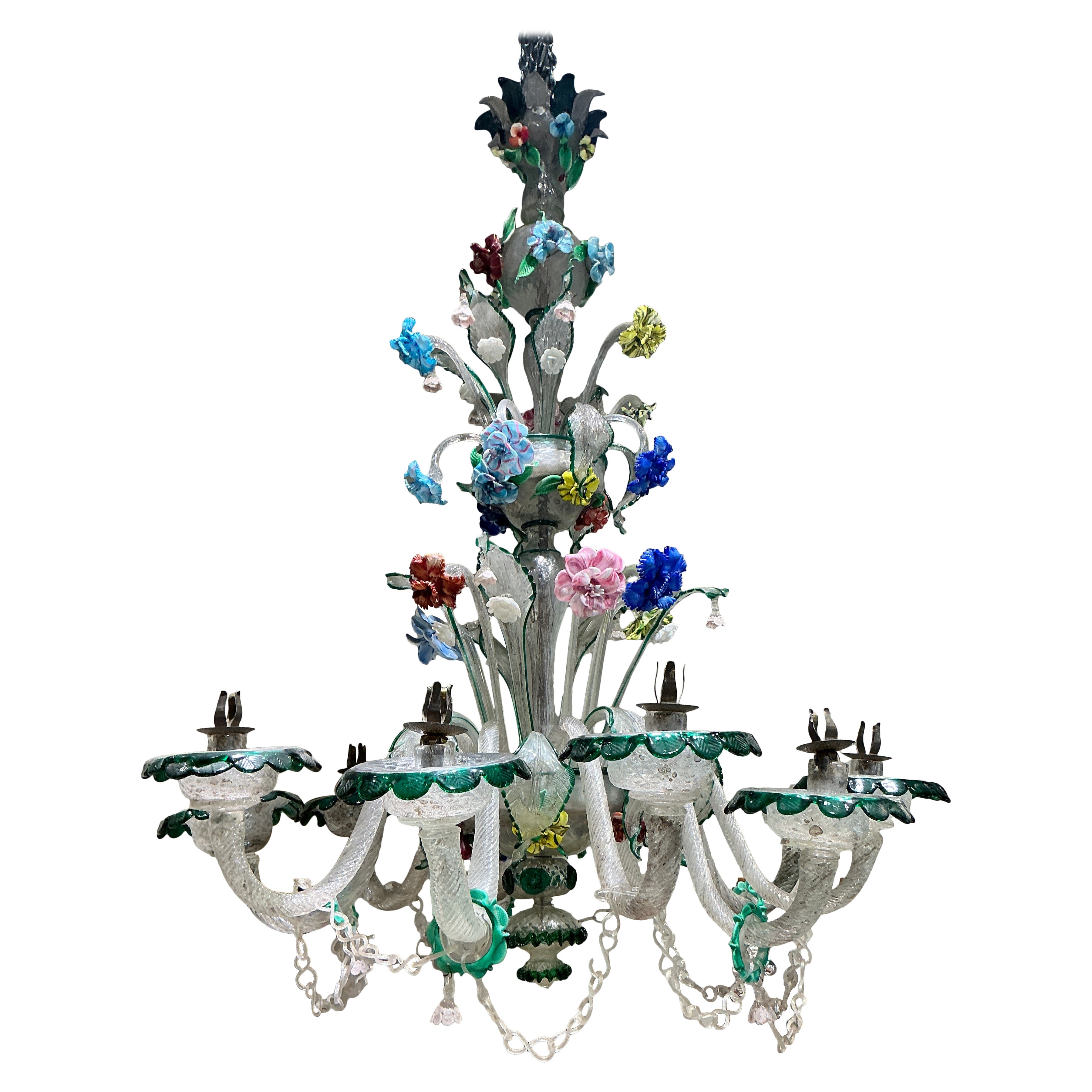 Impressive murano chandelier circa 1880 Pauly & cie