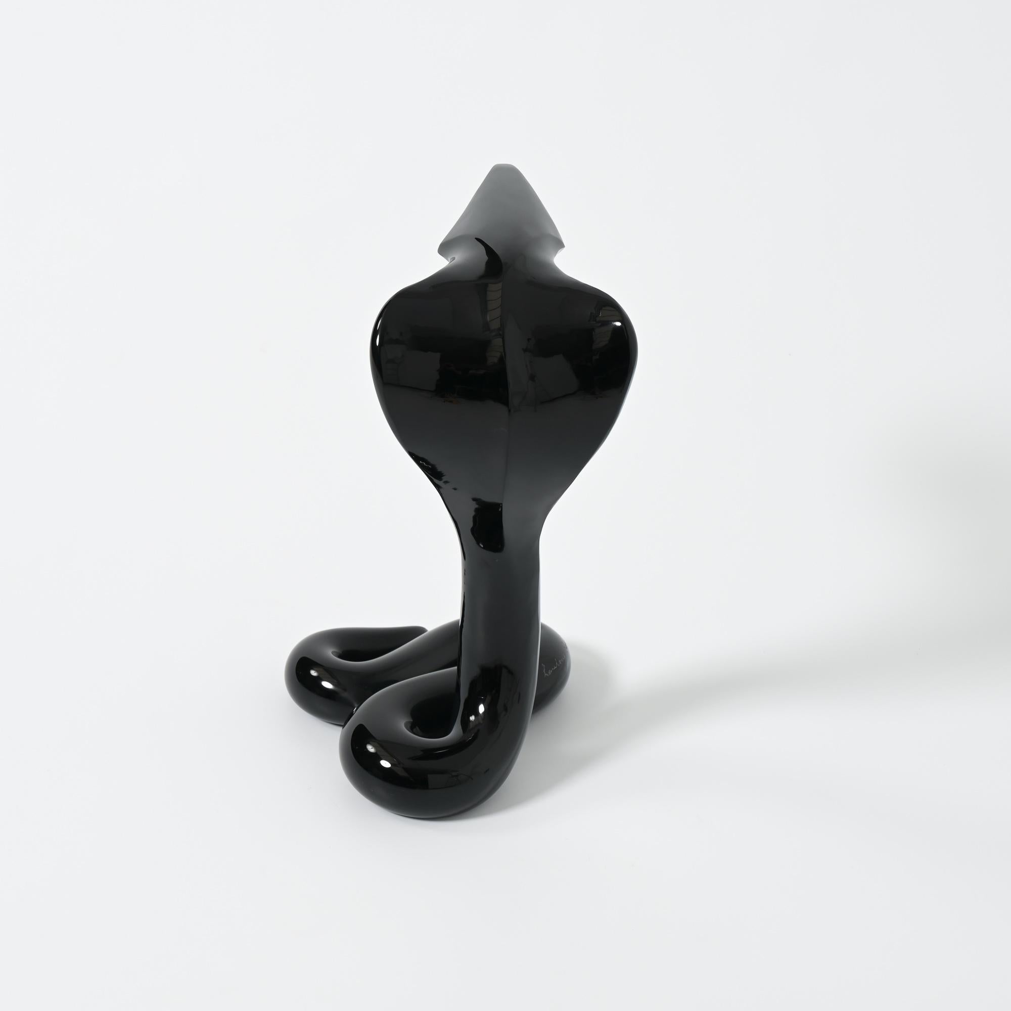 Beeindruckende Cobra-Skulptur aus Muranoglas von Loredano Rosin im Angebot 7