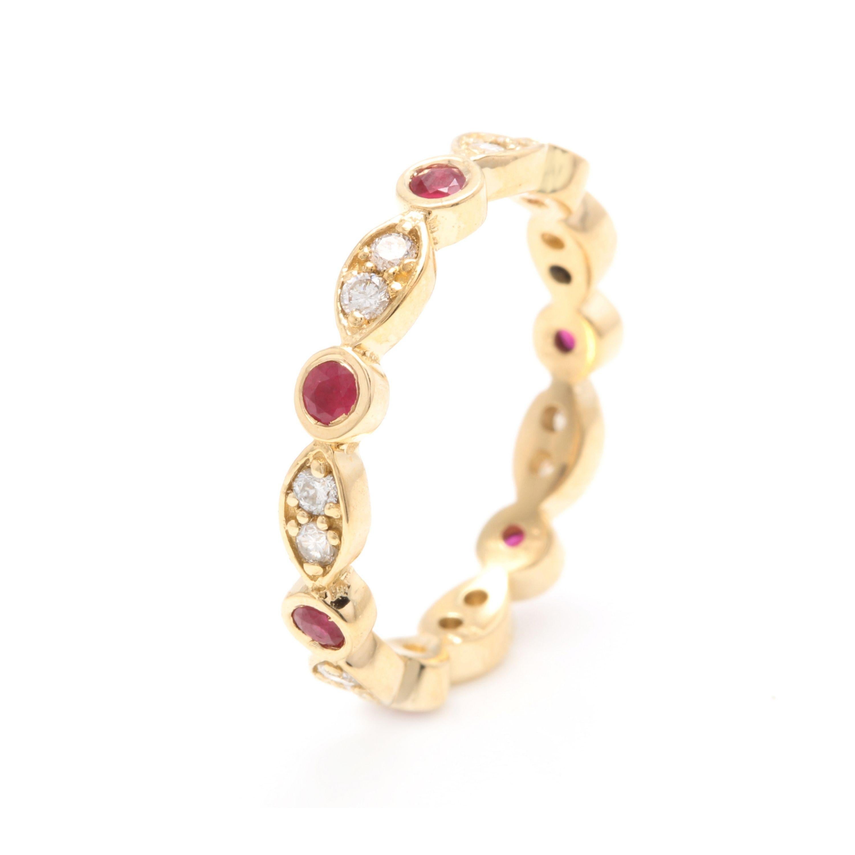 untreated ruby ring