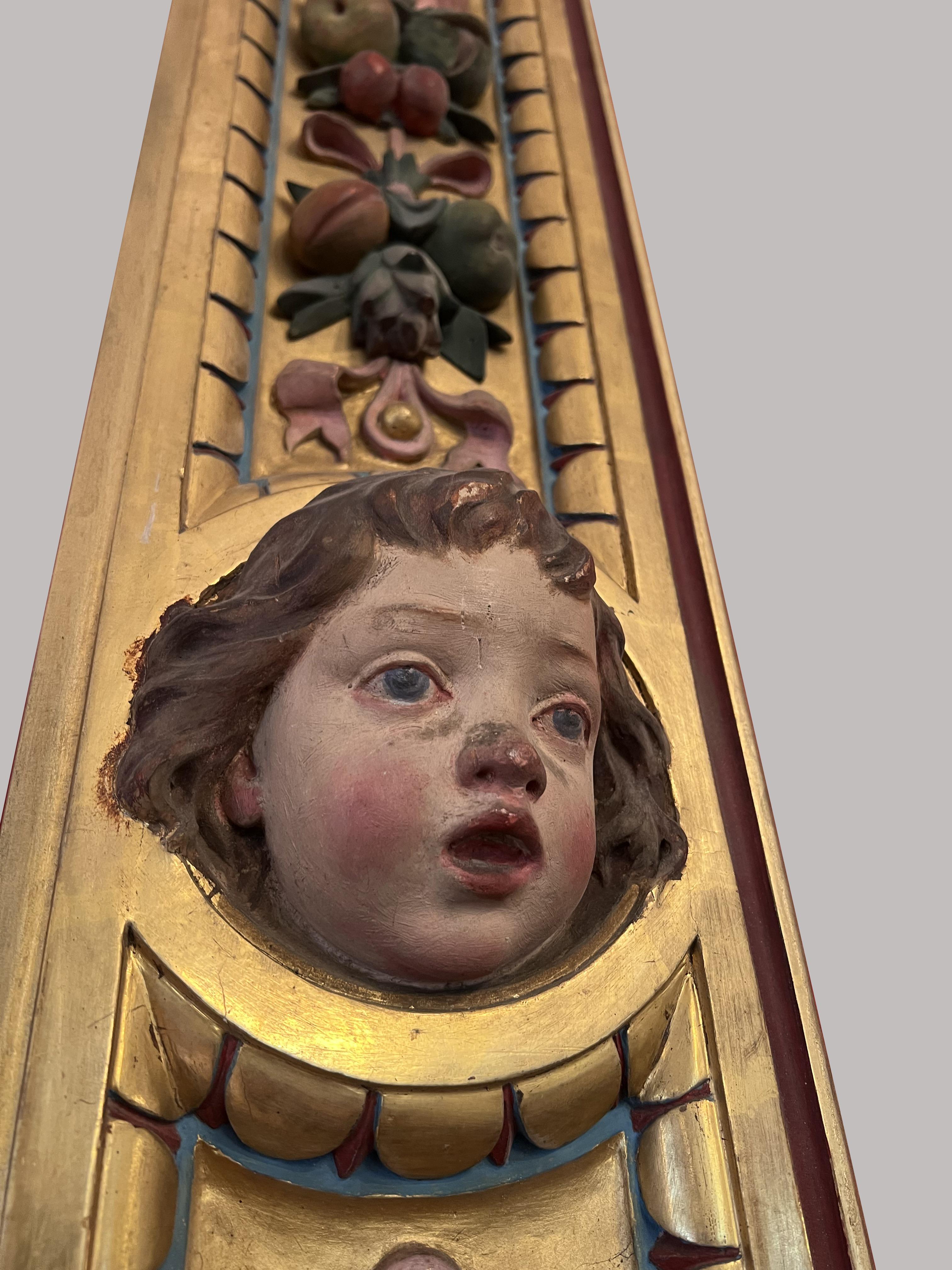 Impressionante cornice da soffitto neobarocca italiana, Firenze, 1910 in vendita 4