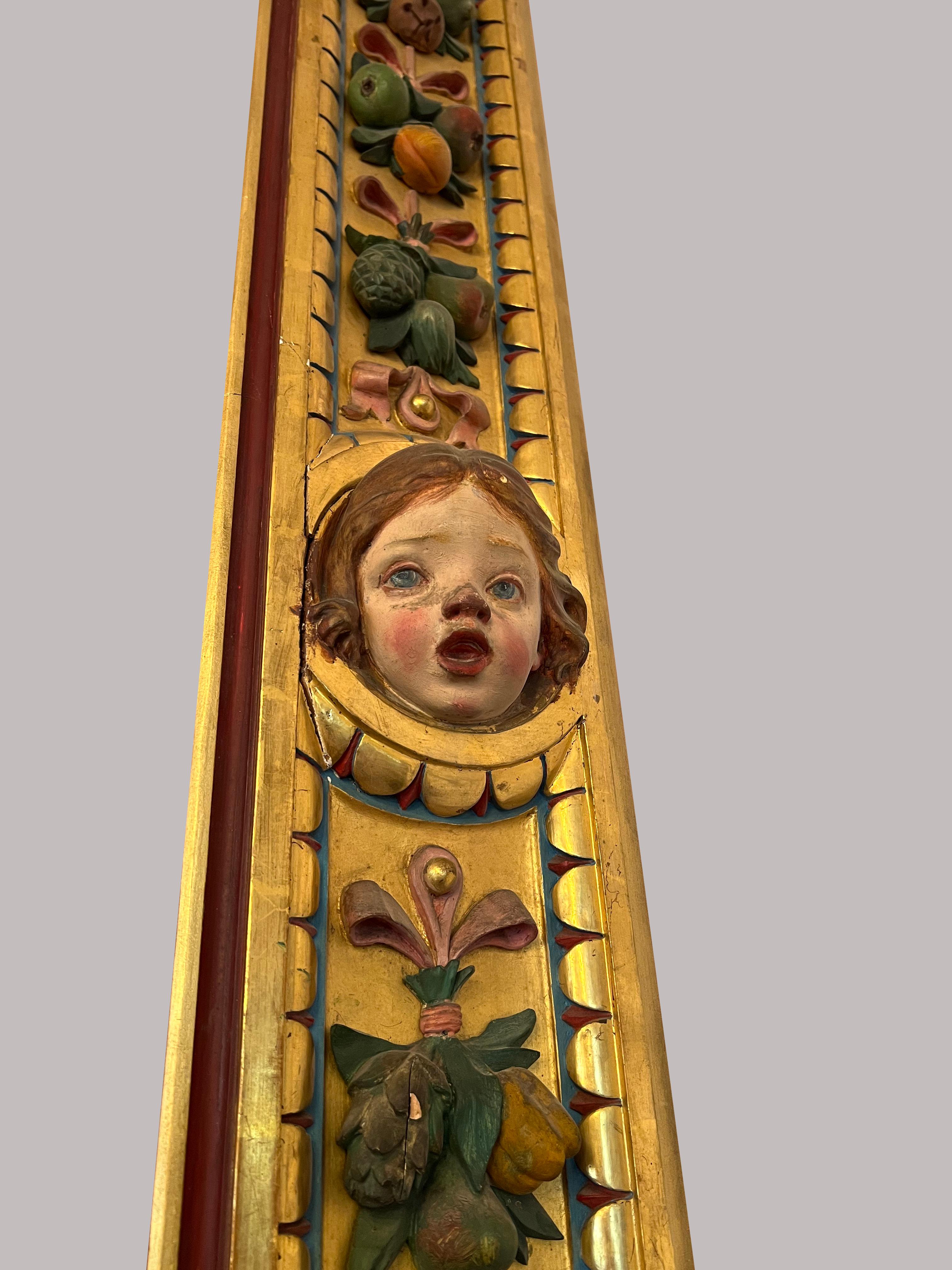 Impressionante cornice da soffitto neobarocca italiana, Firenze, 1910 in vendita 7