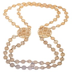 Impressive Openwork Filigree Long Necklace