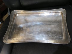 Impressive Original Large J.C. Co LTD Reticulated English Silver Service Tray