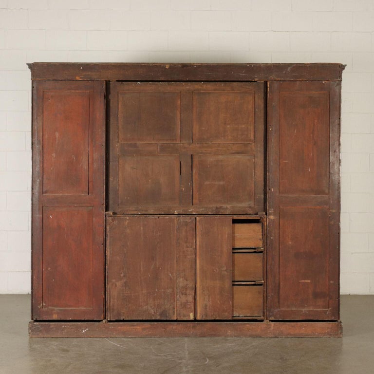 Impressive Painted Armoire, England, Mid1800s at 1stDibs