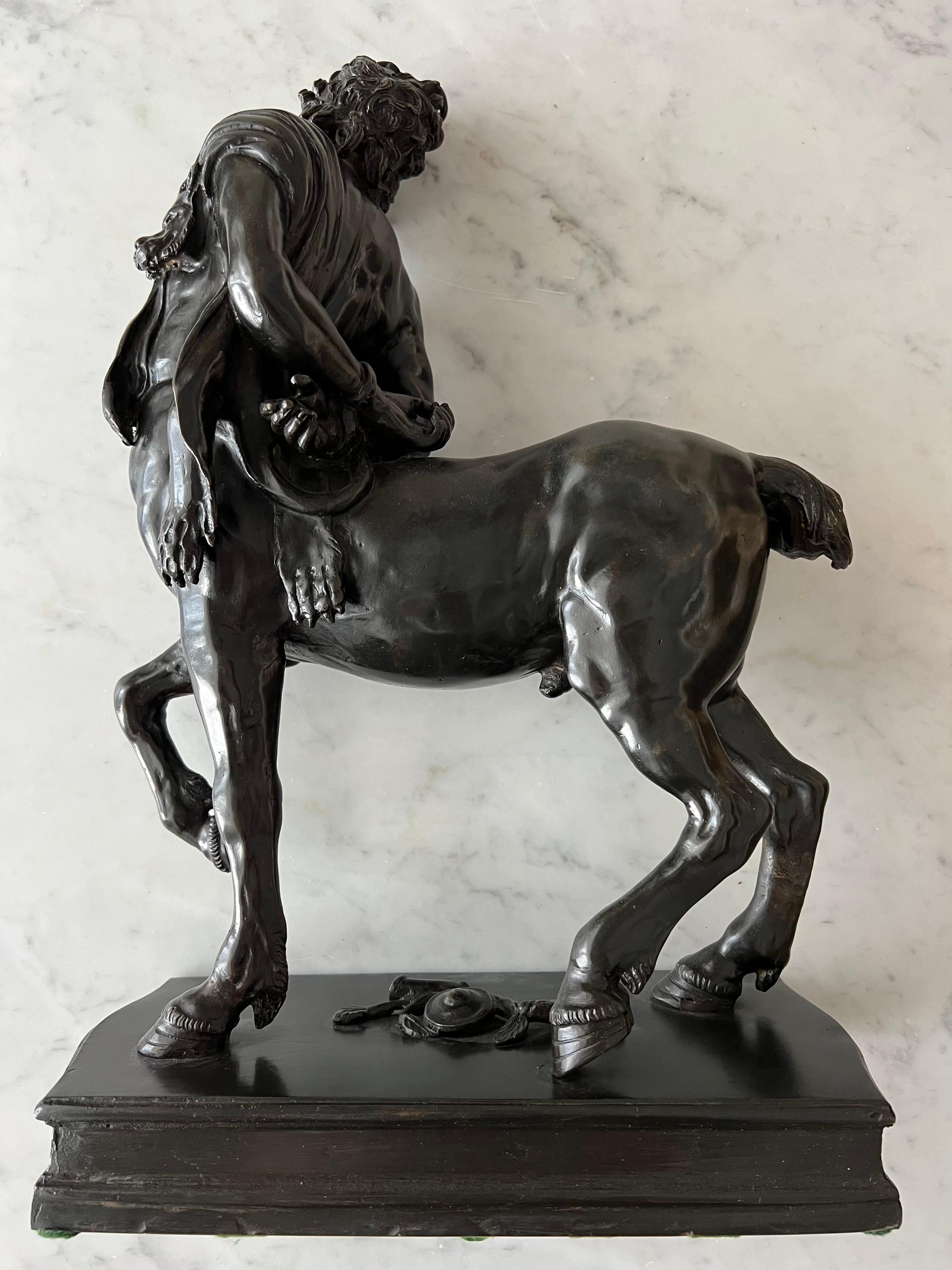 Impressive Pair of Bronze Furietti Centaurs, after the Antique For Sale 5