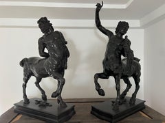 Impressive Pair of Bronze Furietti Centaurs, after the Antique
