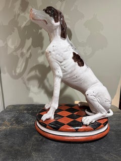 Impressive pair of ceramic dogs circa 1970 England