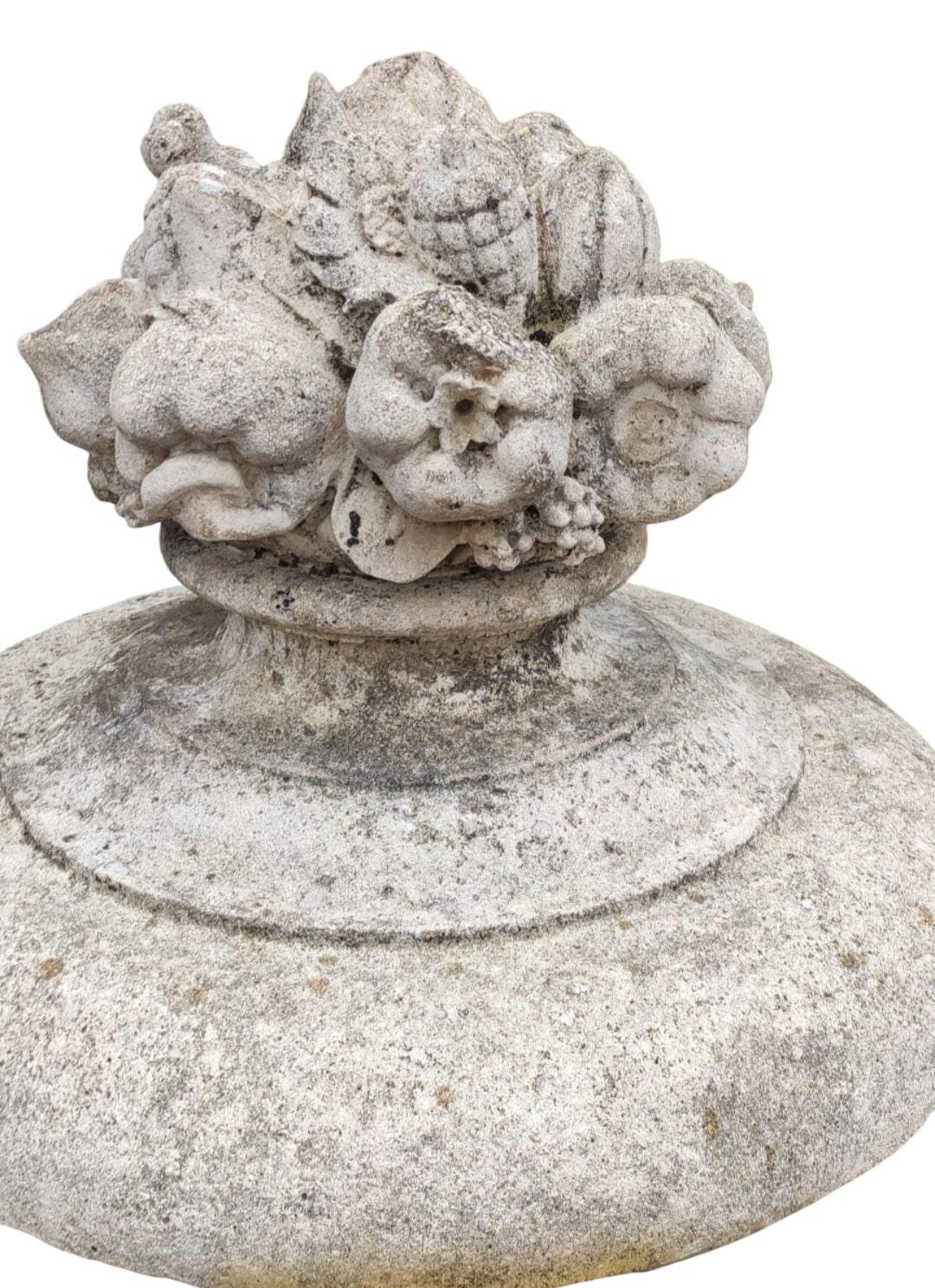 Impressive Pair of Stone Vases from the 1950s For Sale 1