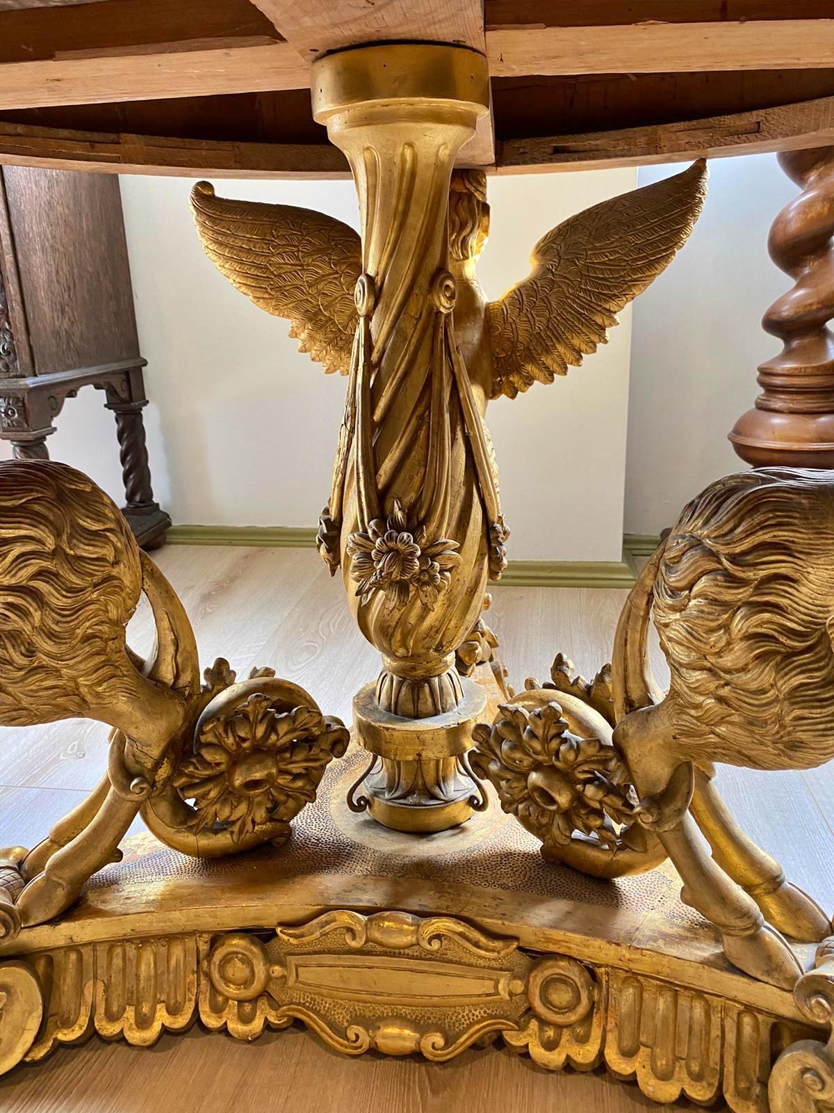 Fait main Impressionnante paire de tables Premier Empire Napoléon III Début du 19ème siècle en vente