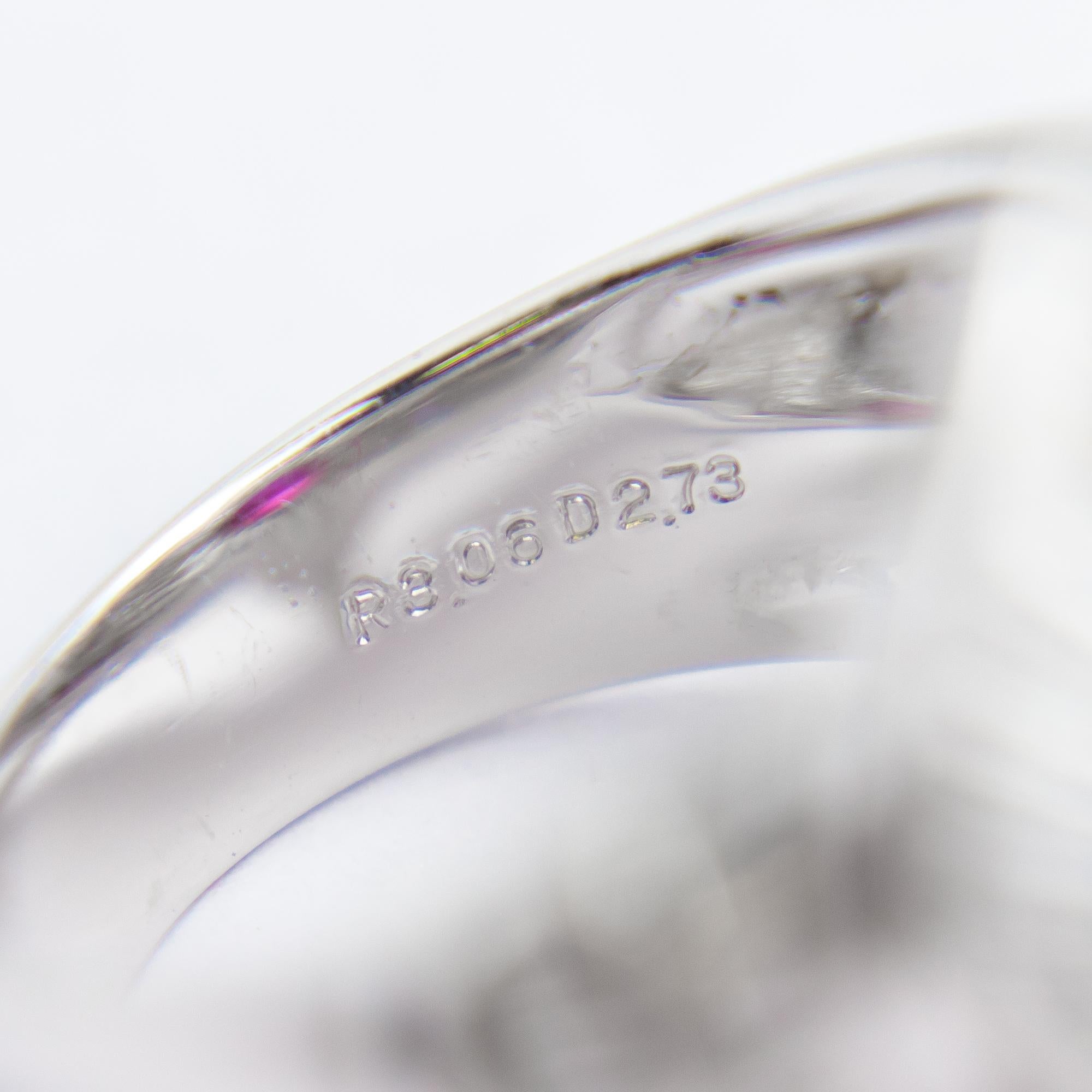 Impresionante Anillo de Platino, Diamante y Rubí Certificado por la GIA en venta 2
