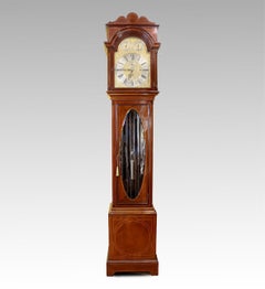 Impressive Quarter Chiming Tubular Gong Longcase Clock