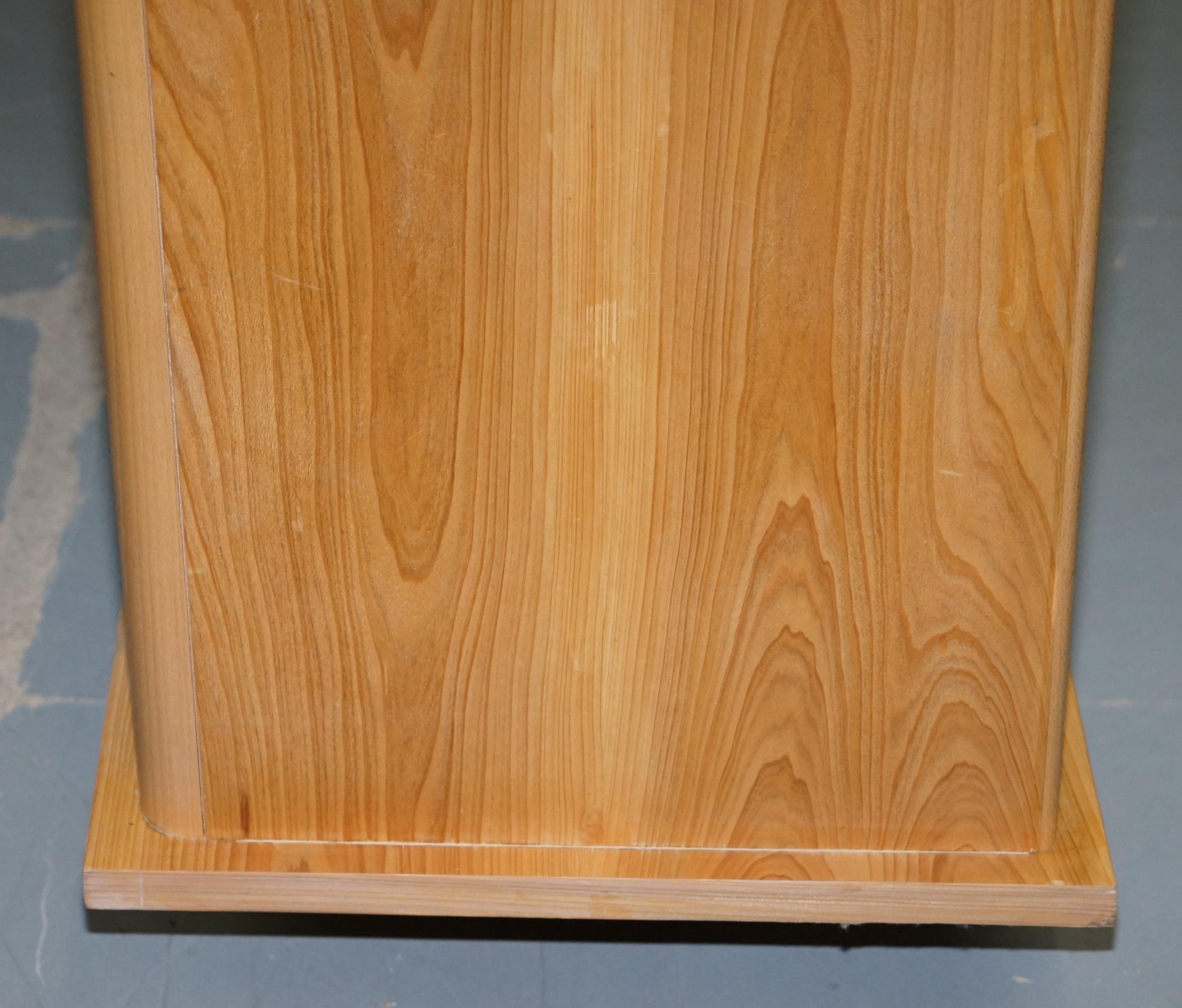 Impressive Ralph Lauren Sideboard Console Slate Stone Door and Shelves Redwood For Sale 9