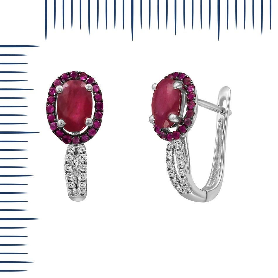 Earrings White Gold 14 K (Matching Ring Available)
Diamond 24-Round 57-0,07-4/5A
Ruby 40-Round-0,252 Т(5)/5-
Ruby 2-Oval-1,13 (5)/5
Weight 2.38 grams


With a heritage of ancient fine Swiss jewelry traditions, NATKINA is a Geneva based jewellery