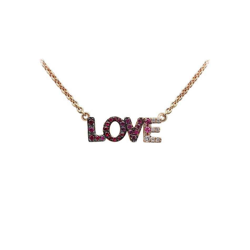 Necklace Yellow Gold 14 K 

Diamond 7-RND-0,02-G/VS2A 
Ruby 15-0,06ct
Pink Sapphire 11-0,06ct

Weight 3.42 grams
Length 47 cm

With a heritage of ancient fine Swiss jewelry traditions, NATKINA is a Geneva based jewellery brand, which creates modern