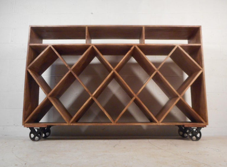 Impressive Rustic Style Wine Rack at 1stDibs wine racks for sale