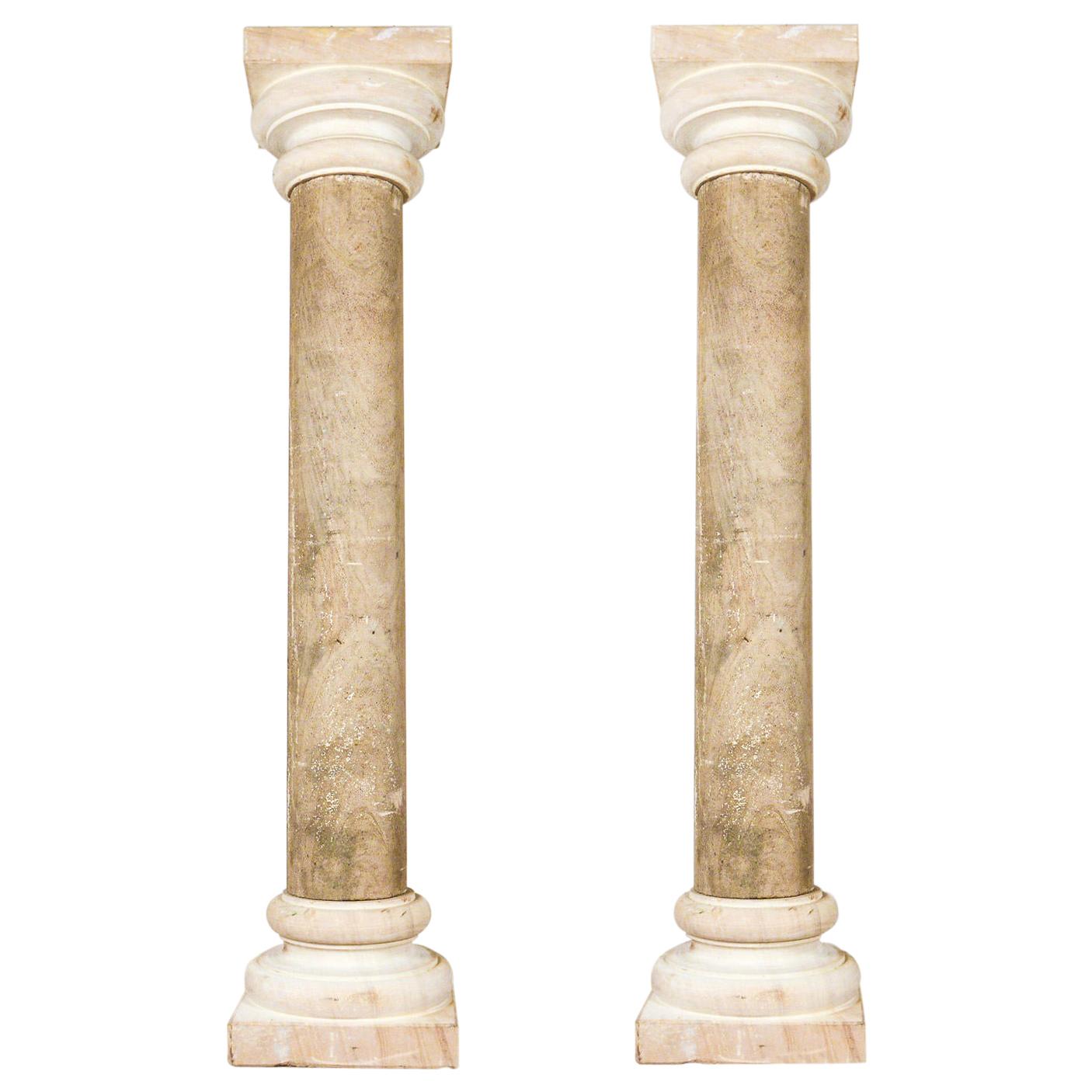Impressive Sandstone Pillars /Columns, 20th Century For Sale