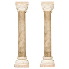 Impressive Sandstone Pillars /Columns, 20th Century