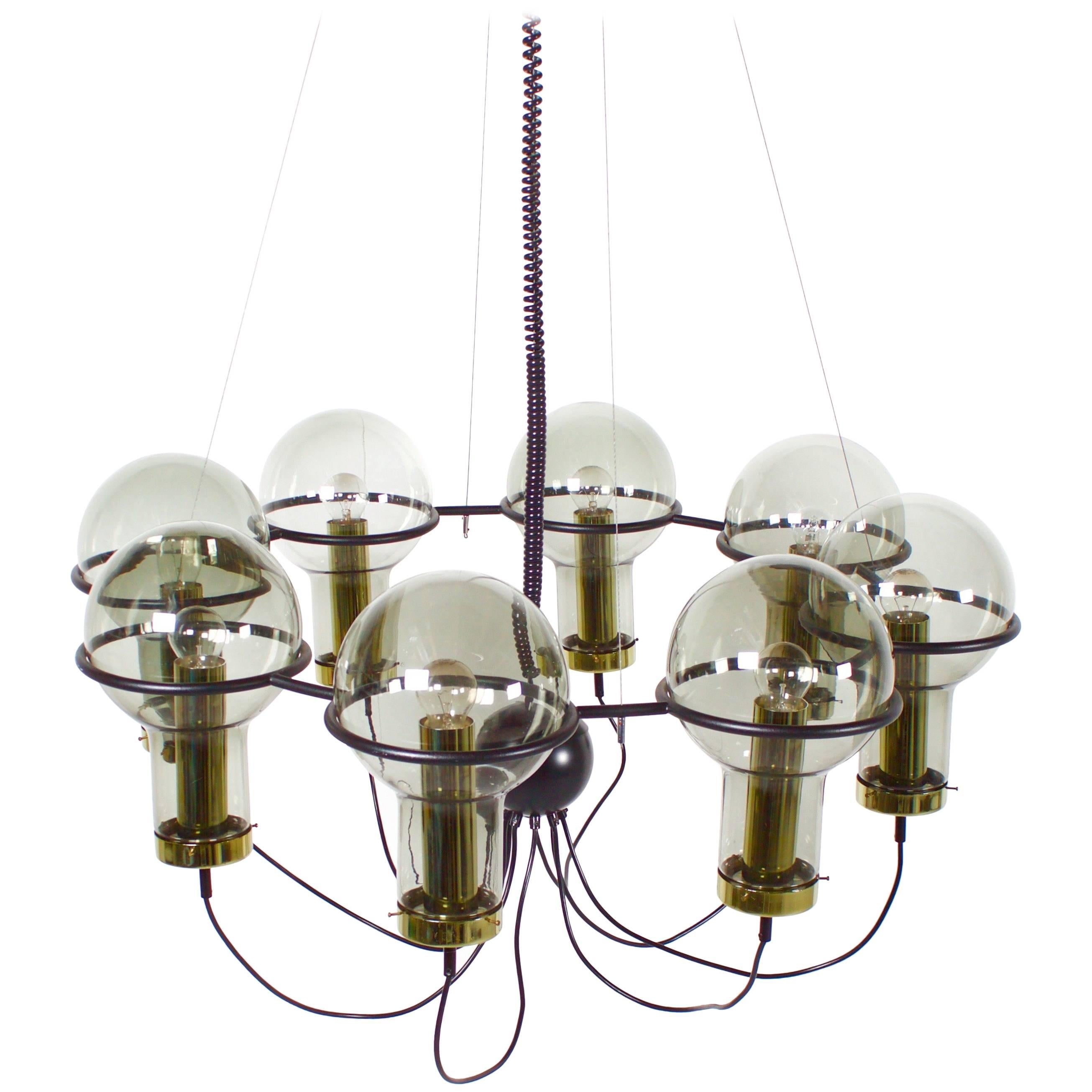 Impressive Saturnus Chandelier by RAAK Amsterdam, 1960s
