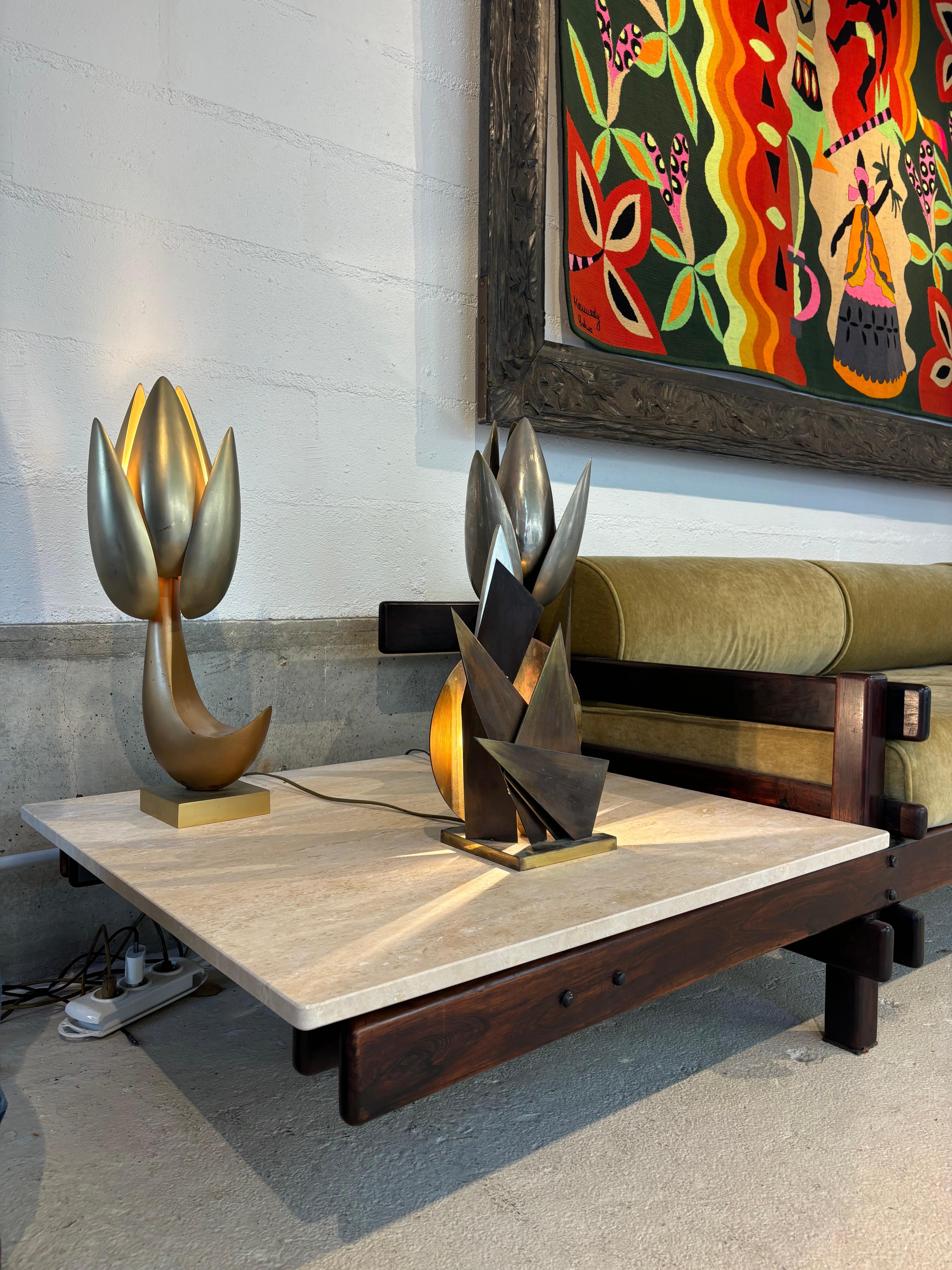 Velvet Impressive Sergio Rodrigues sofa For Sale