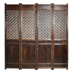 Rare Set of 4 Chinese Courtyard Doors