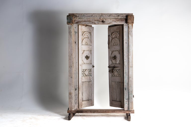 Impressive Set Of Indian Doors With Surround For Sale At 1stdibs