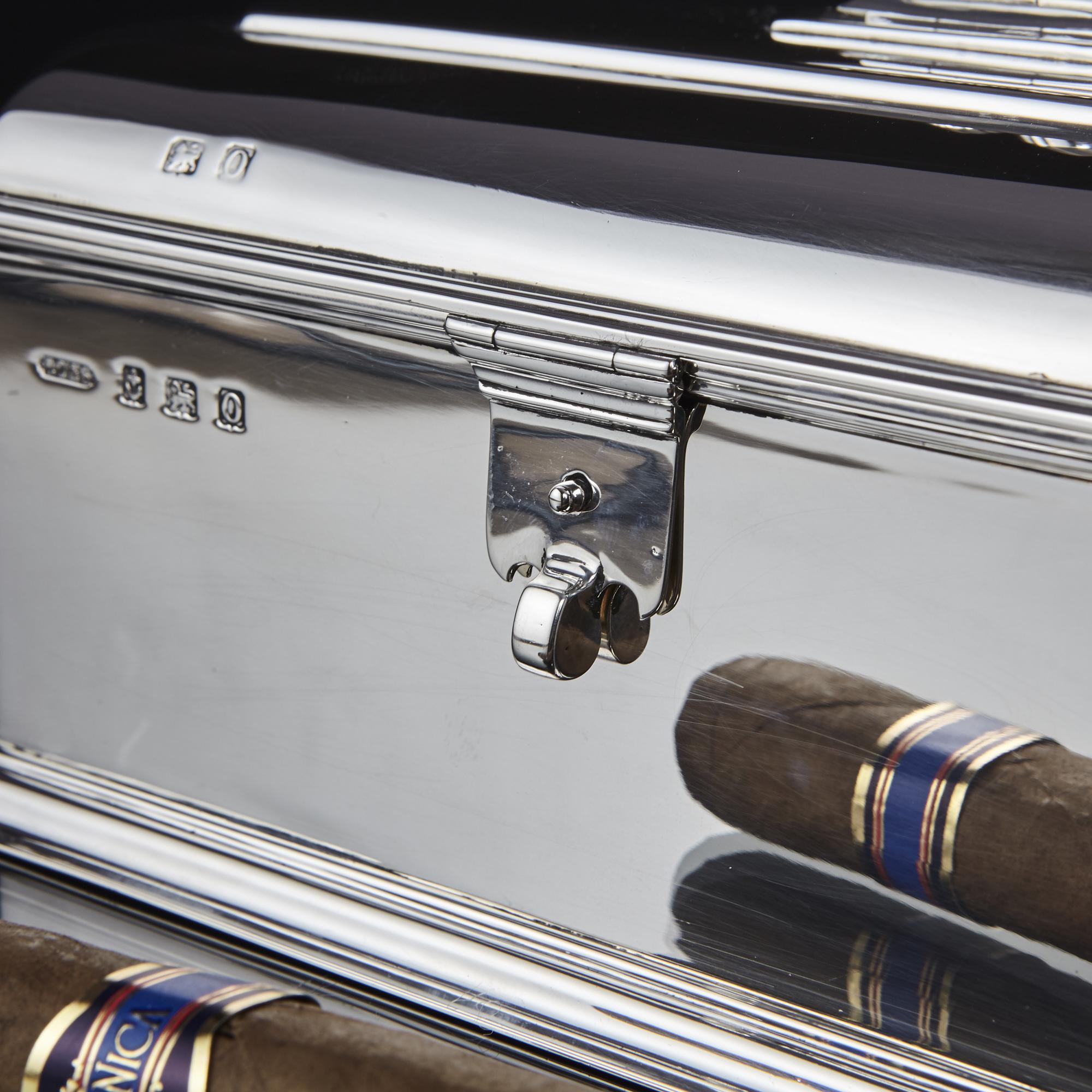 Charles II Impressive Silver Cigar Box