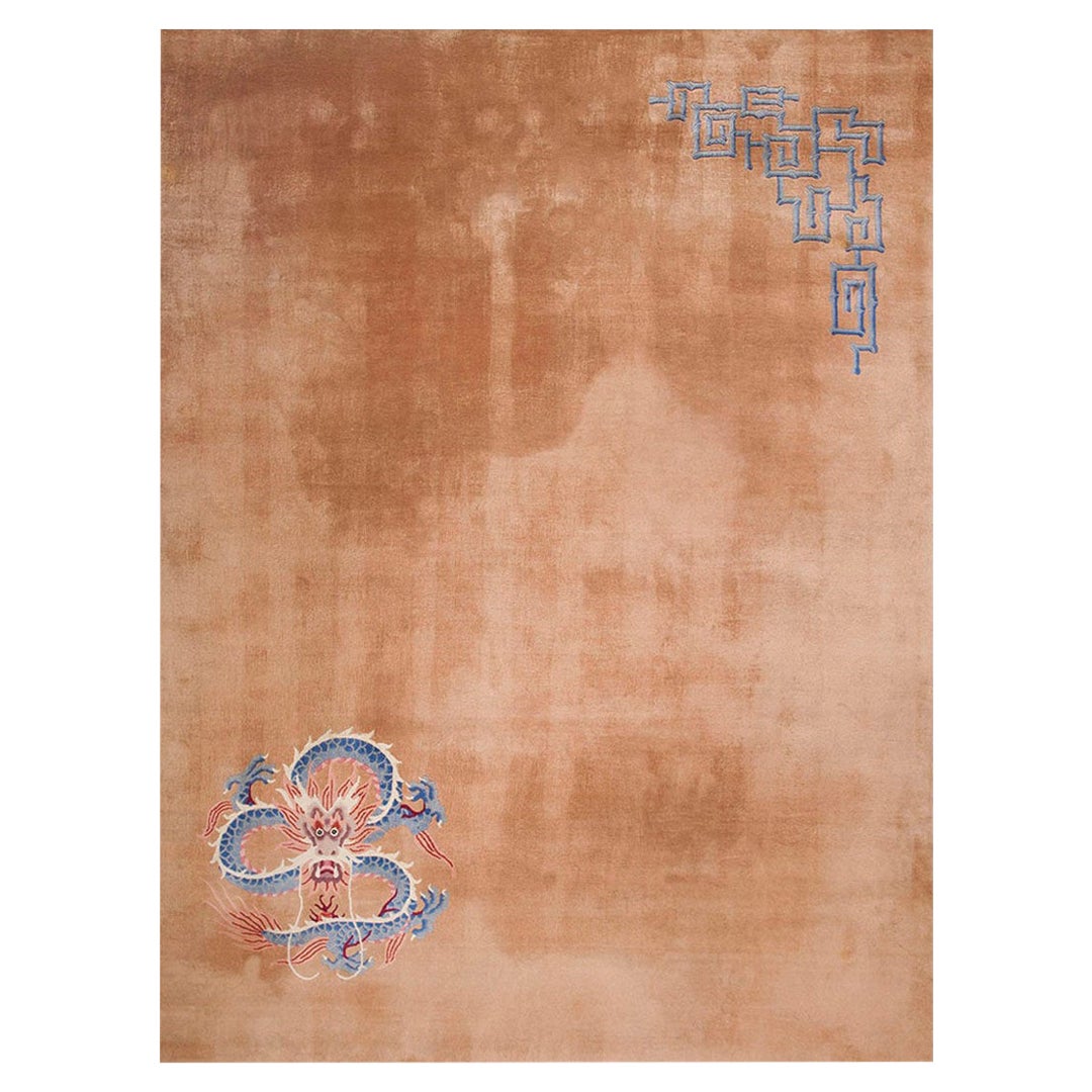 Tappeto a draghi cinese Art Deco degli anni 
20 ( 9
 x 12
 - 275 x 365 )