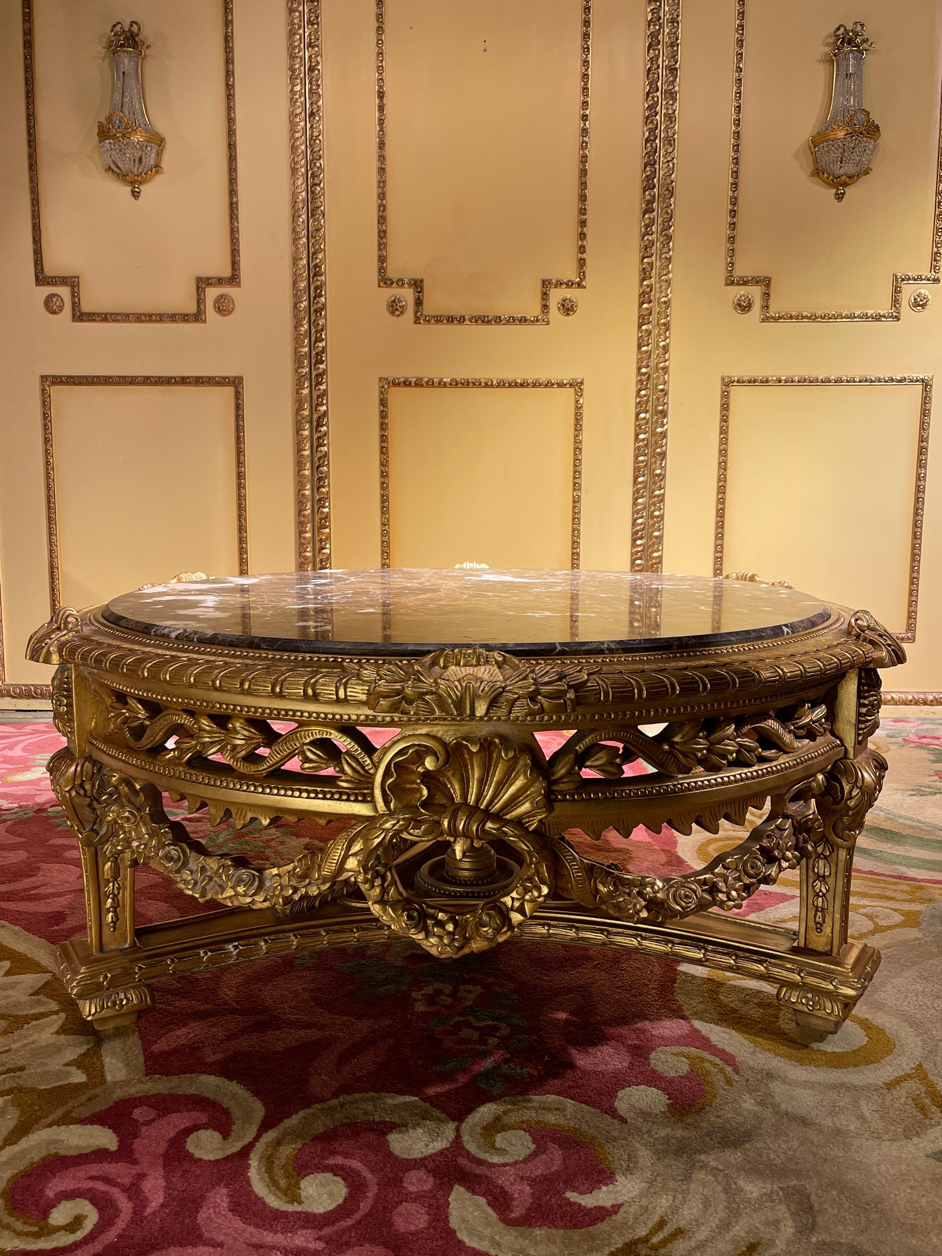 solid gold coffee table