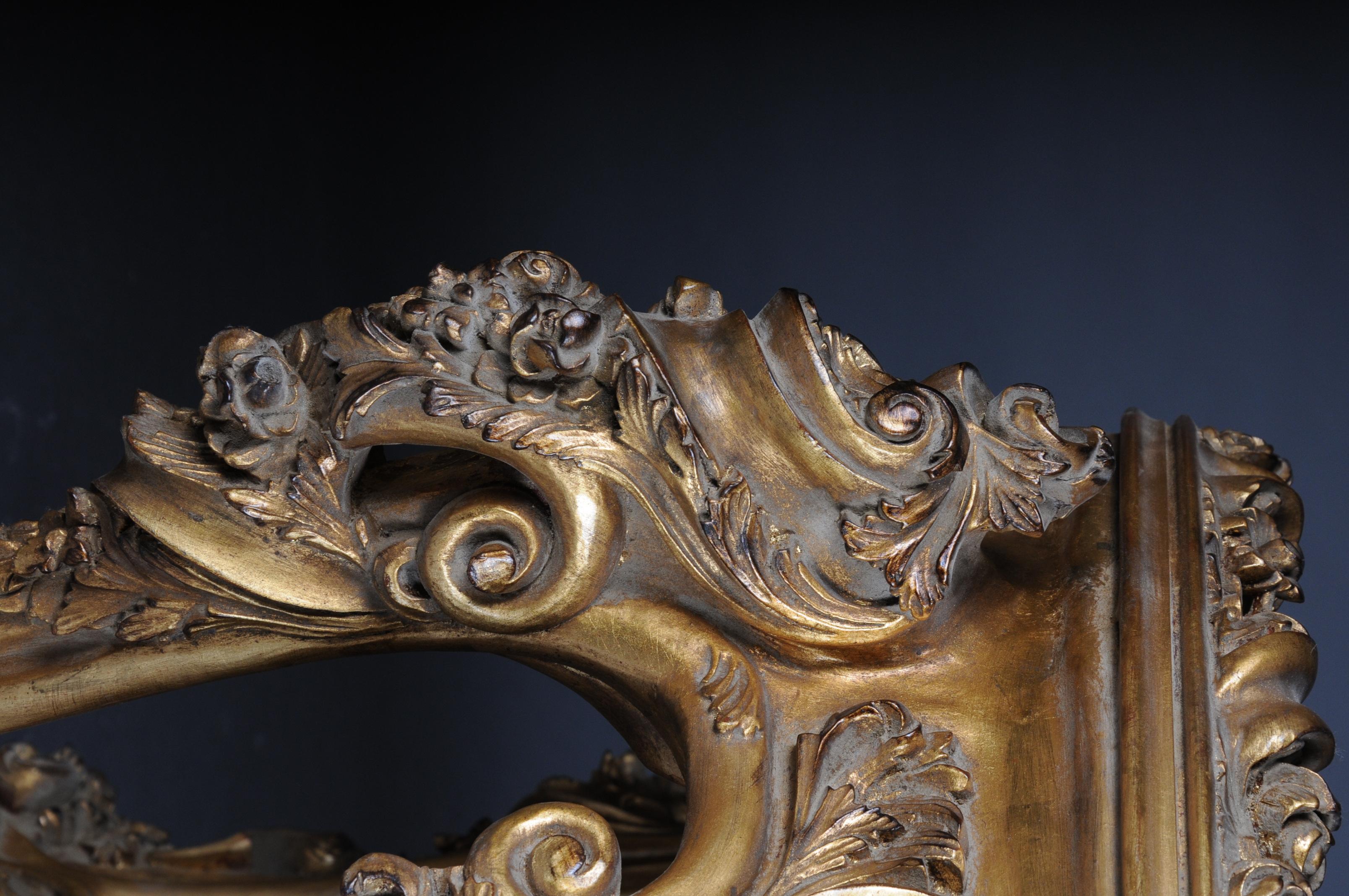 Impressive Solid Salon Table Louis Quinze XV, Gold For Sale 1
