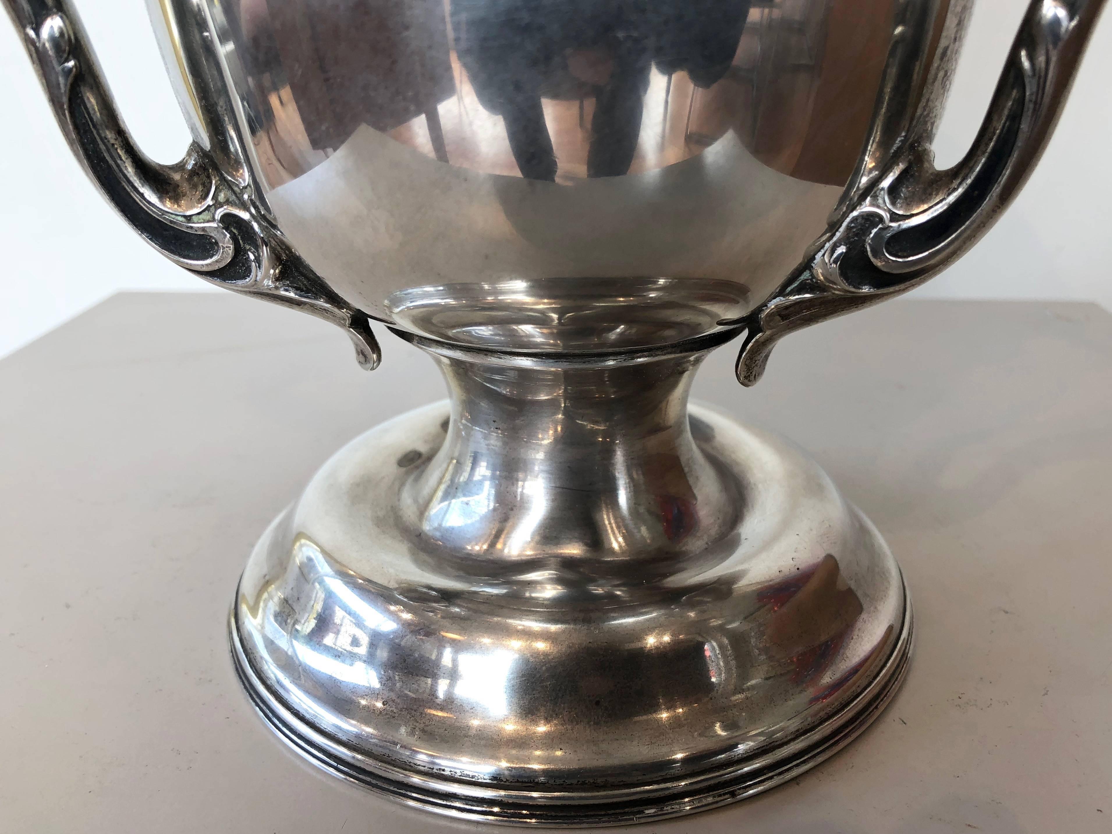 Impressive Sterling Silver 1908–1913 Pierce Cycle Company Perpetual Trophy 9