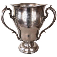 Impressive Sterling Silver 1908–1913 Pierce Cycle Company Perpetual Trophy