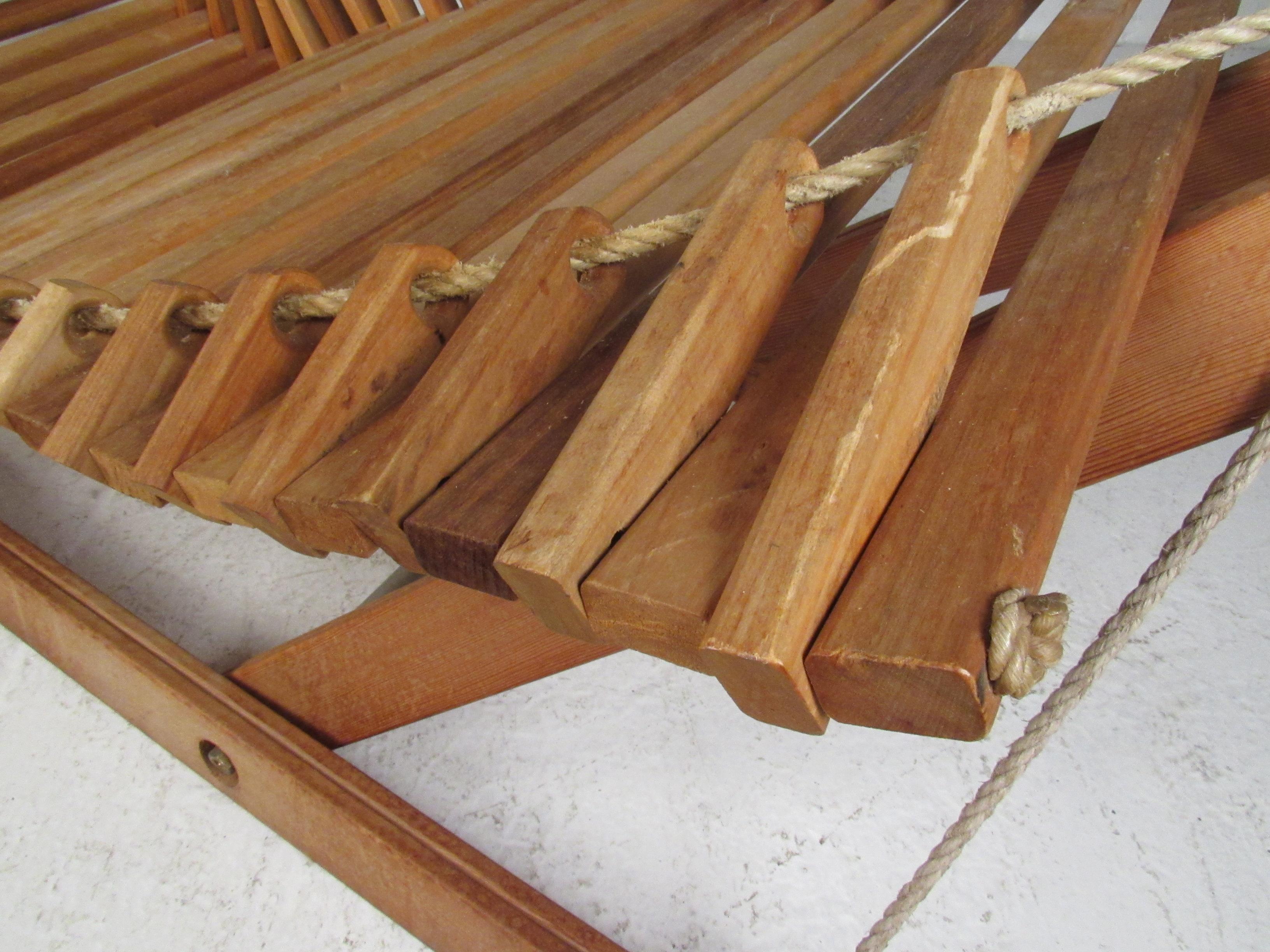 Impressionnant hamac en bois fabriqué en studio 5