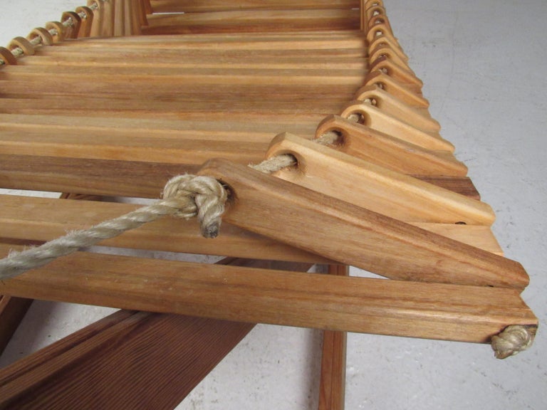 Impressive Studio Made Wooden Hammock For Sale at 1stDibs wood