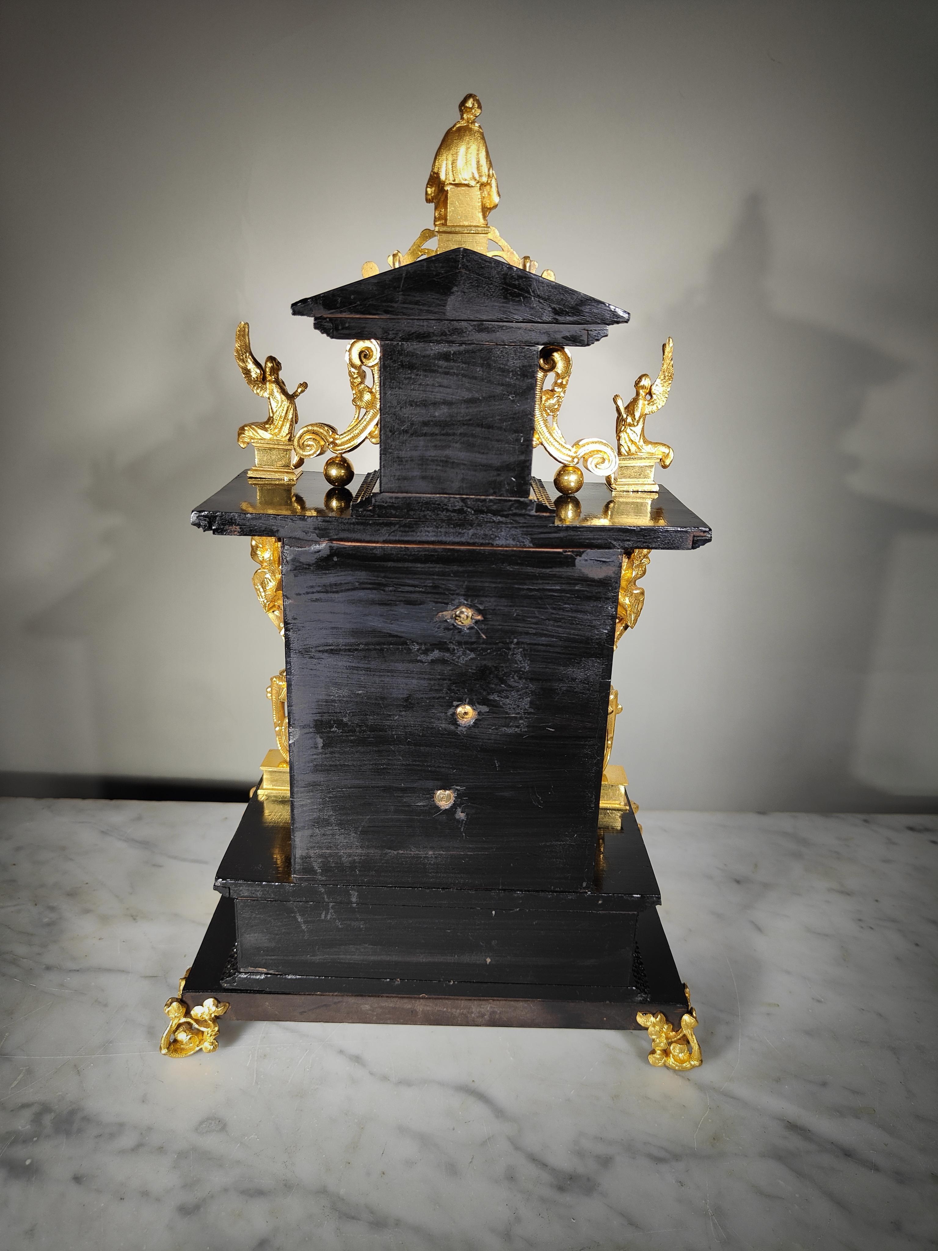 Beeindruckender Tabernakel, italienischer Altar XVII. Jahrhundert (18. Jahrhundert und früher) im Angebot