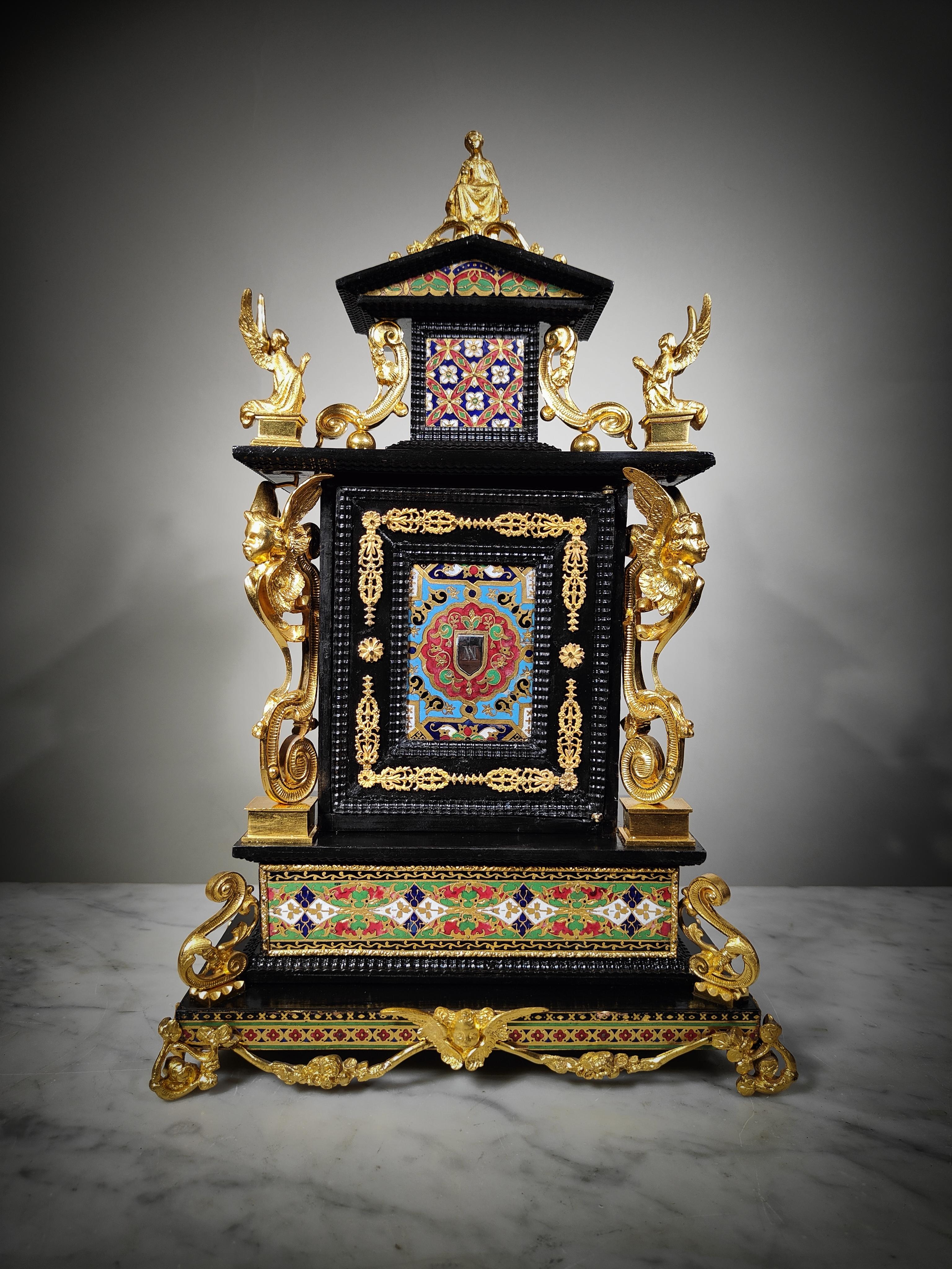 Bronze Impressive Tabernacle, Italian Altar, 17th Century For Sale