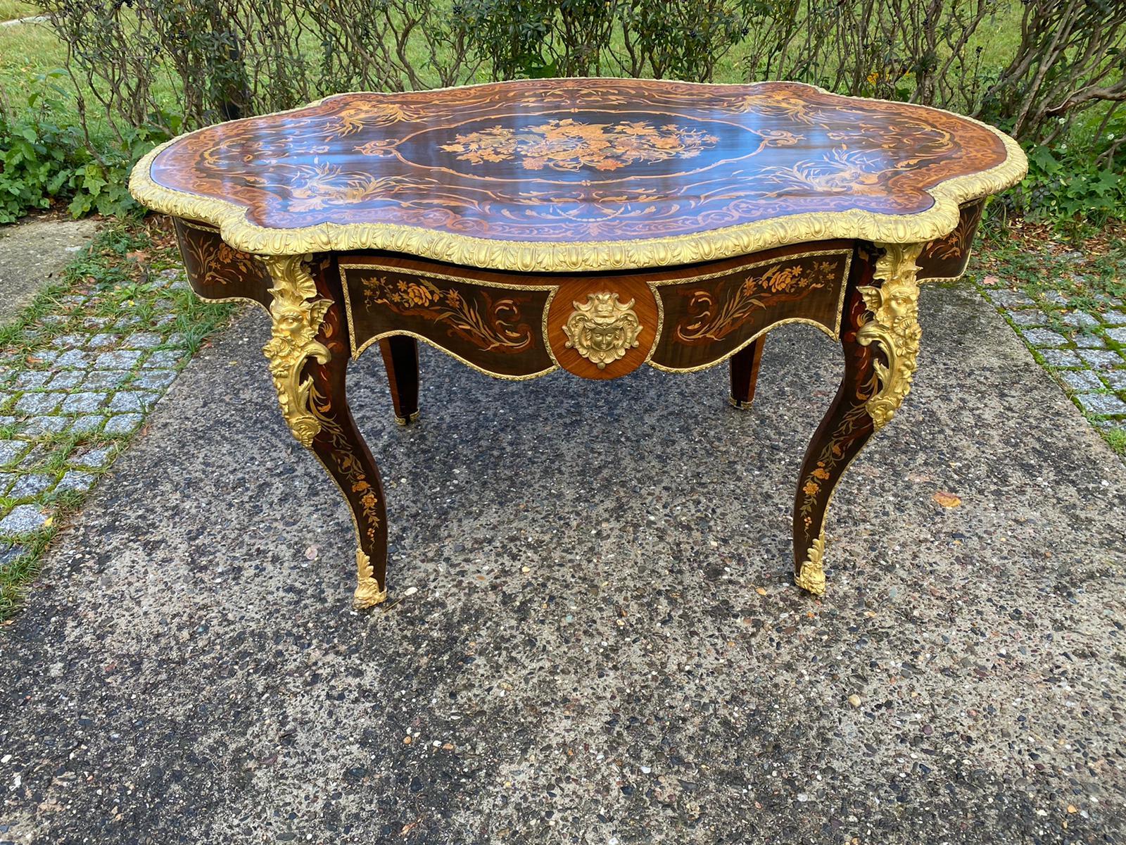 Impressionnante Table Premier Empire Napoléon III Début 19ème siècle en vente 5