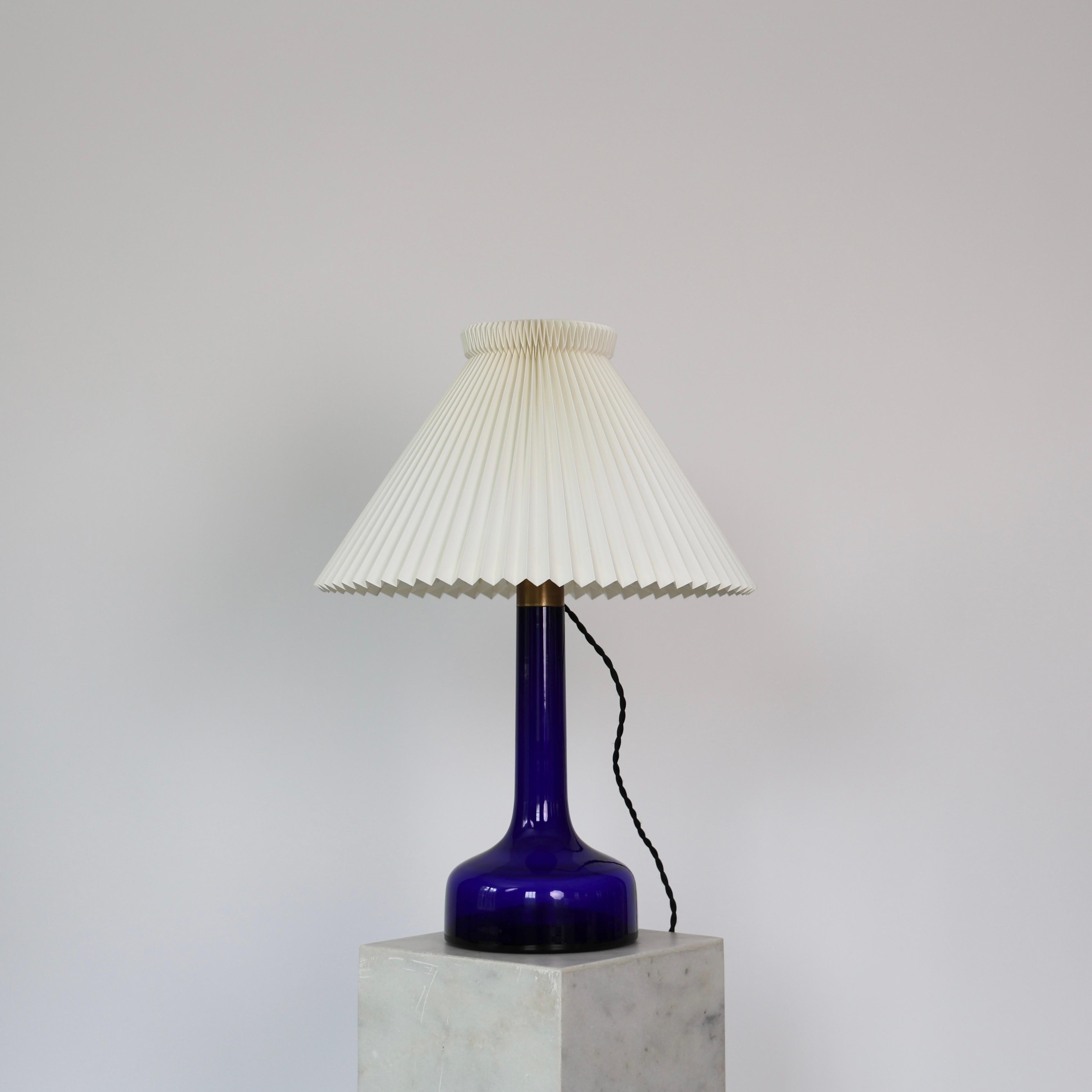 Danish Impressive Table Lamp by Gunnar Biilman-Petersen for Le Klint, 1950s, Denmark For Sale