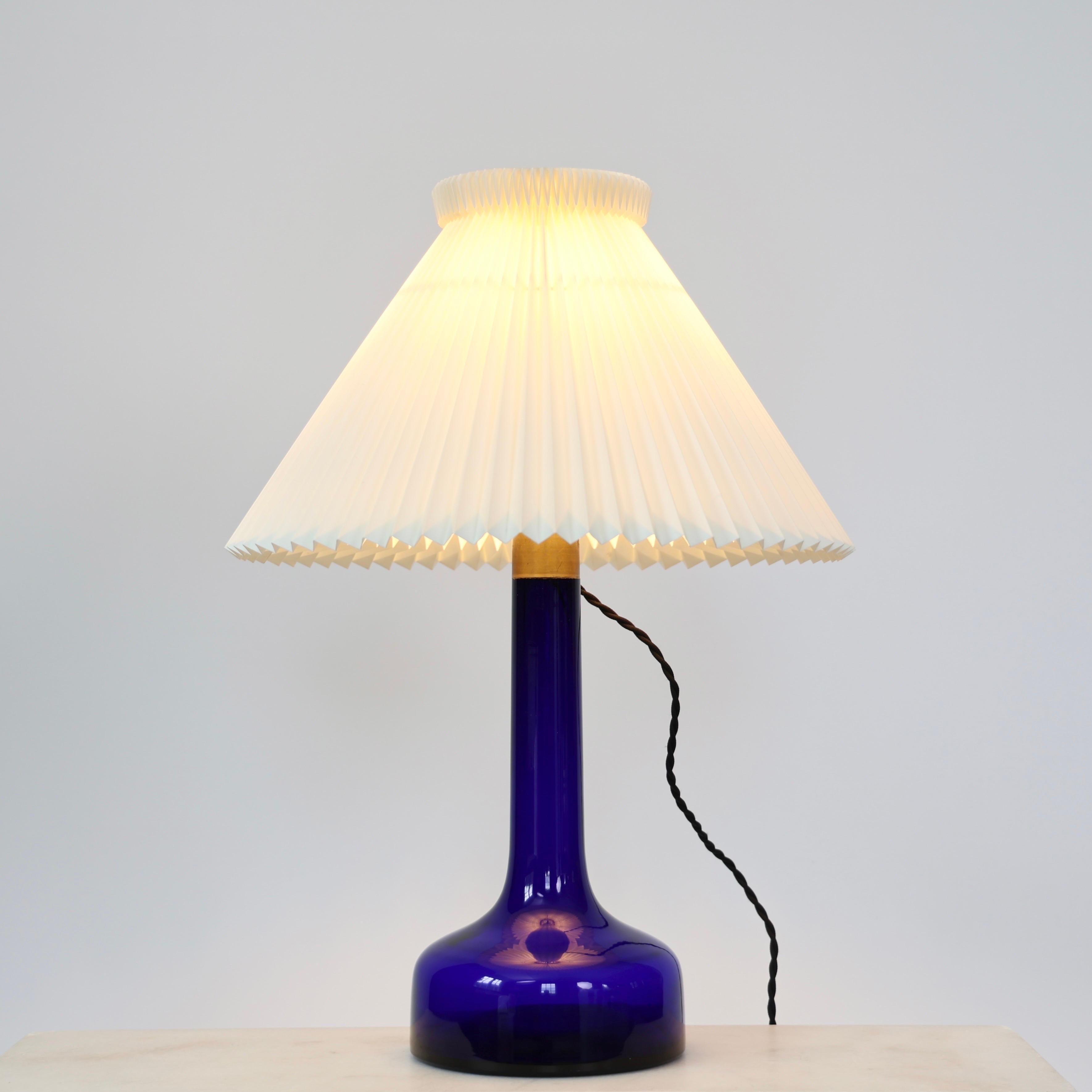 Mid-20th Century Impressive Table Lamp by Gunnar Biilman-Petersen for Le Klint, 1950s, Denmark For Sale