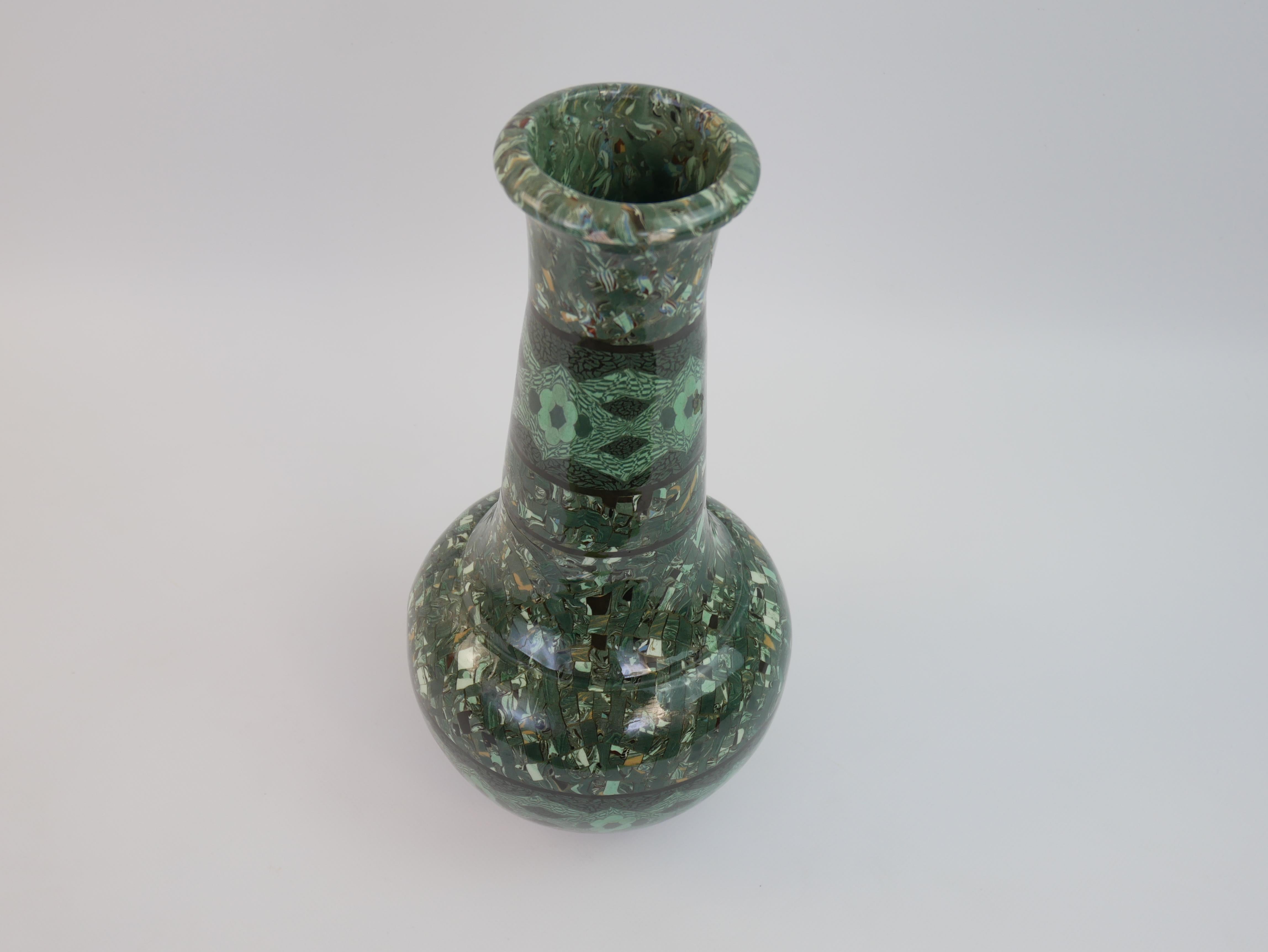Mid-Century moderno Impressionante ceramica verde 