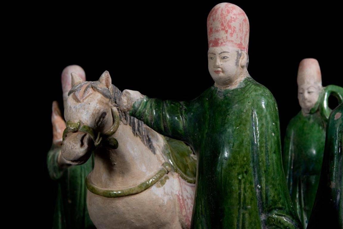 Beeindruckende Terrakotta-Gedenkskulptur - Ming-Dynastie, China '1368-1644 n. Chr. im Zustand „Hervorragend“ im Angebot in San Pedro Garza Garcia, Nuevo Leon