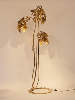 Impressionnant lampadaire Tommaso Barbi Wisteria, Italie, vers 1970