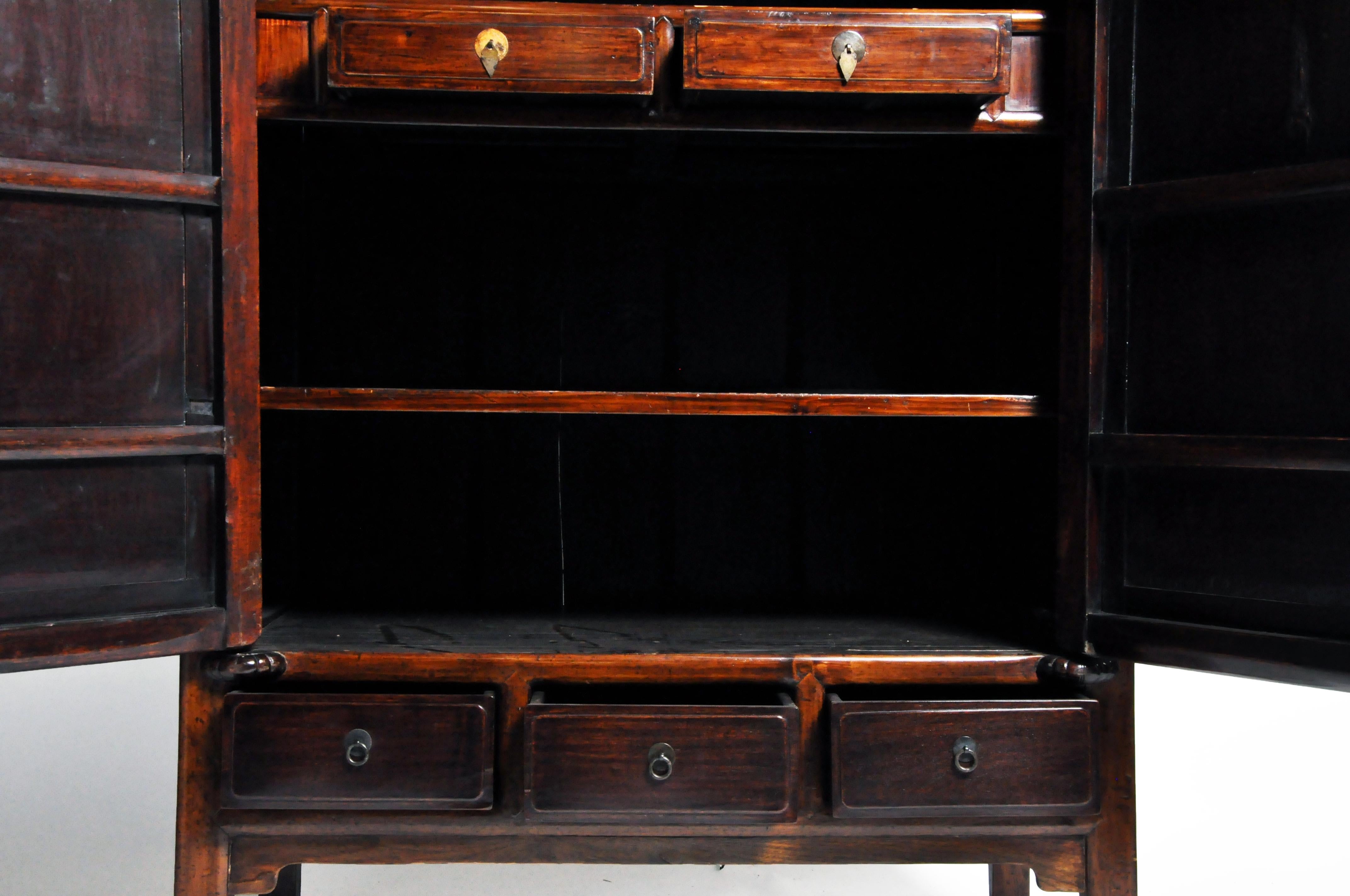 Impressive Two Section Cabinet with Five Drawers 11