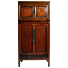 Impressive Two Section Cabinet with Five Drawers