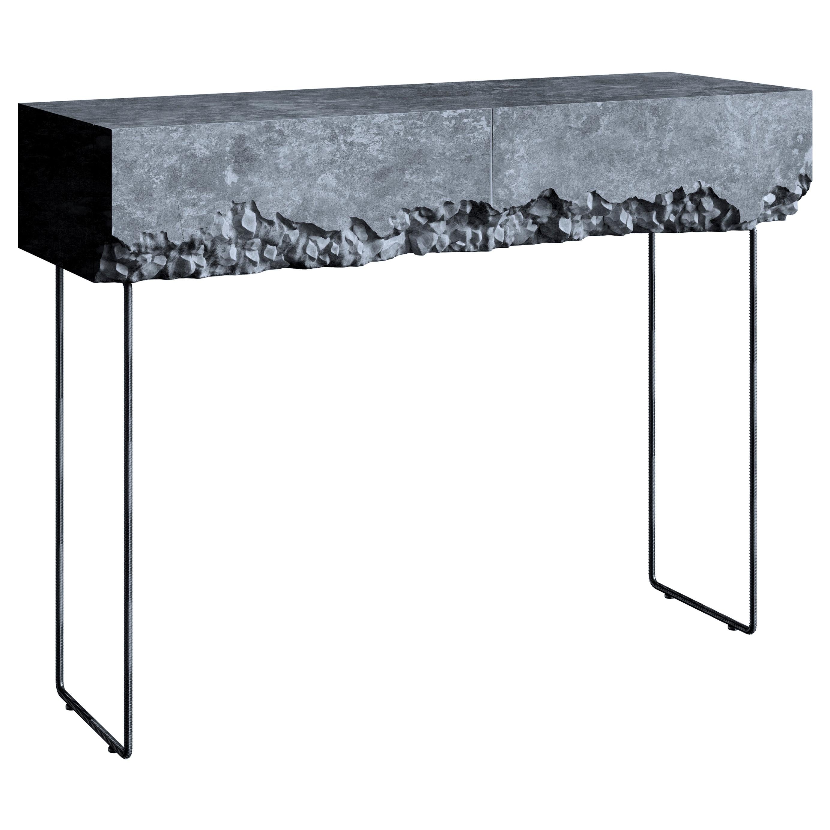 Impressive Vanity Table with Rough Texture, Breakfree Collection