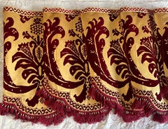 Impressive Venetian Silk Velvet Valance
