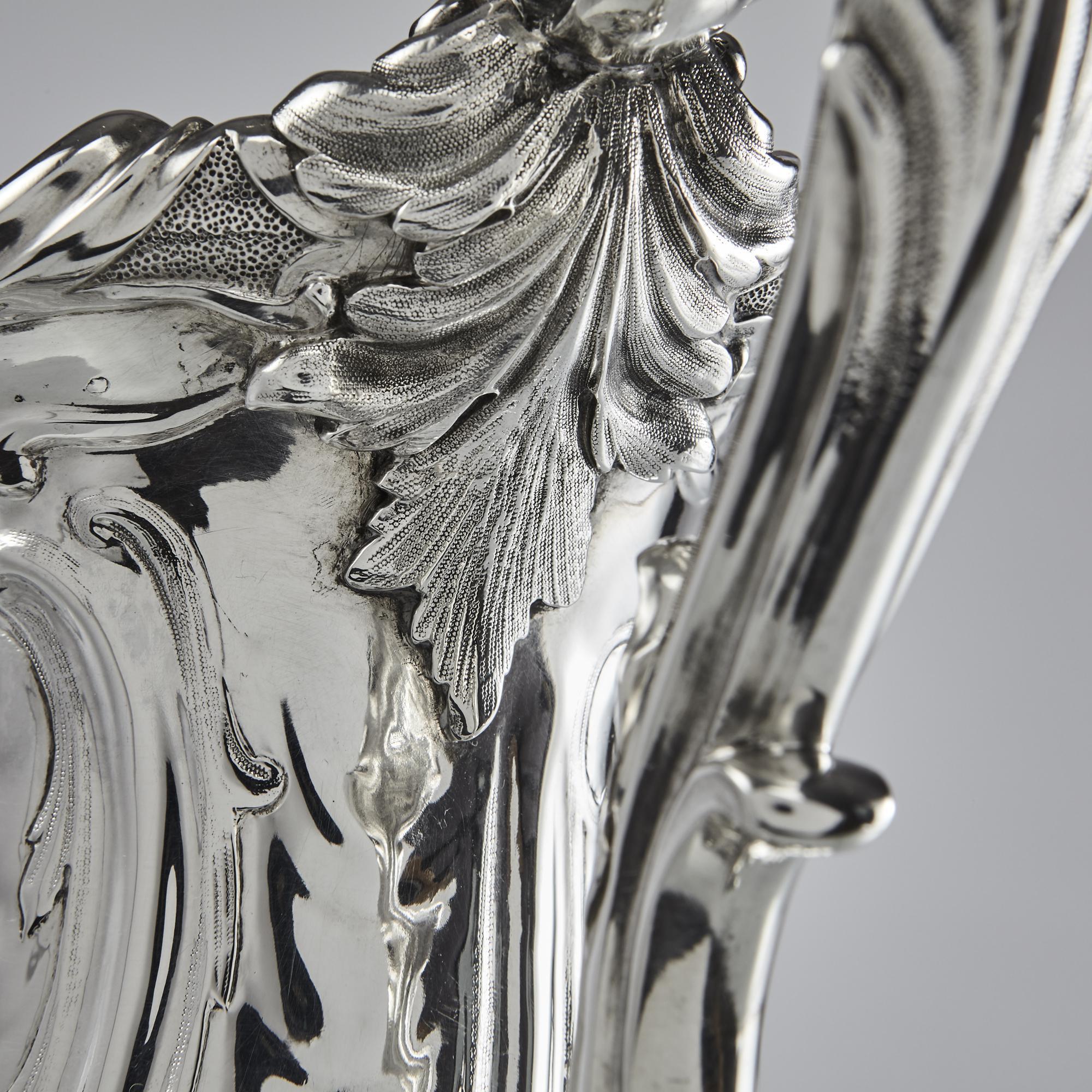 Impressive Victorian Silver Pedestal Bowl 4