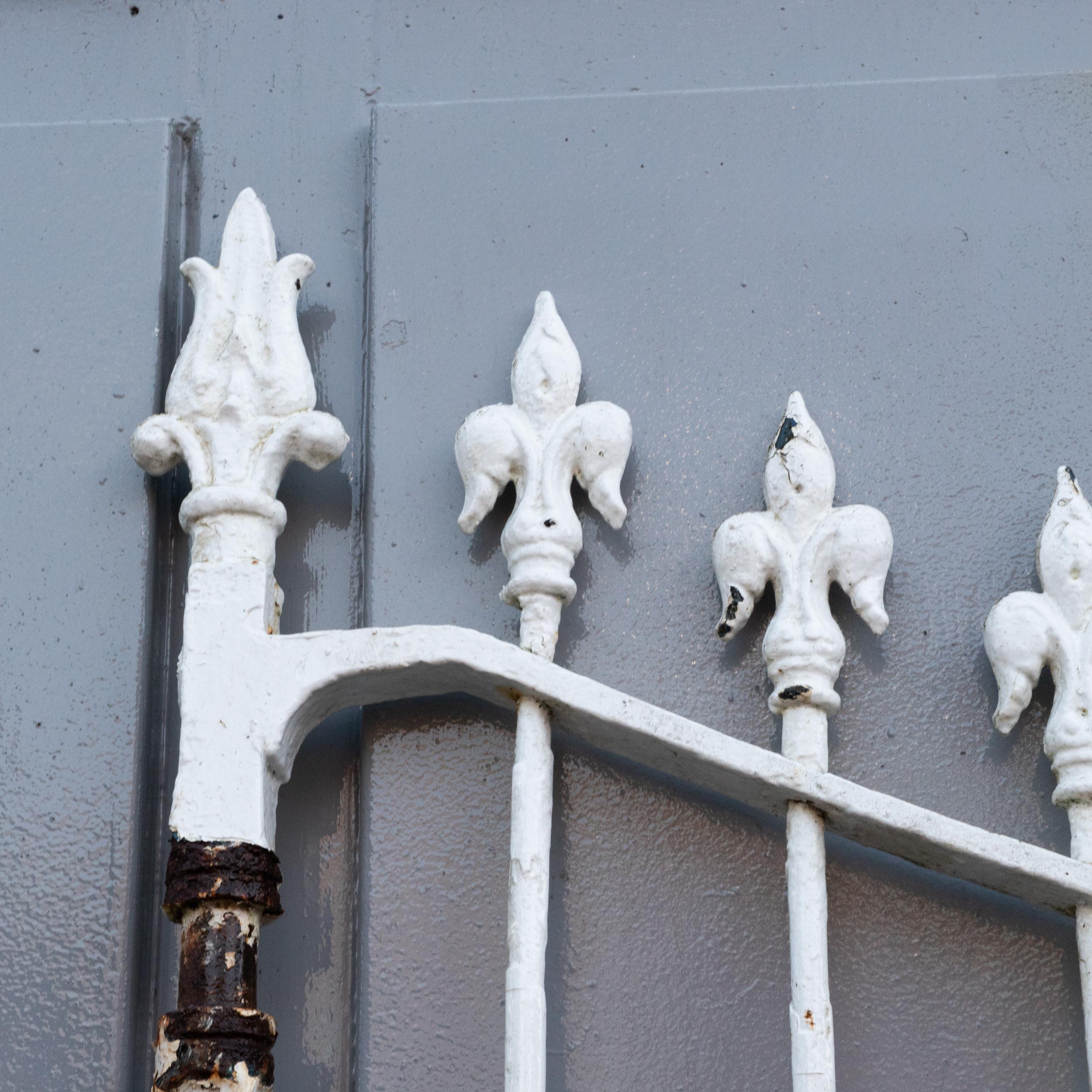 Impressive Victorian Wrought Iron Driveway Gates with Fleur-de-Lys ...