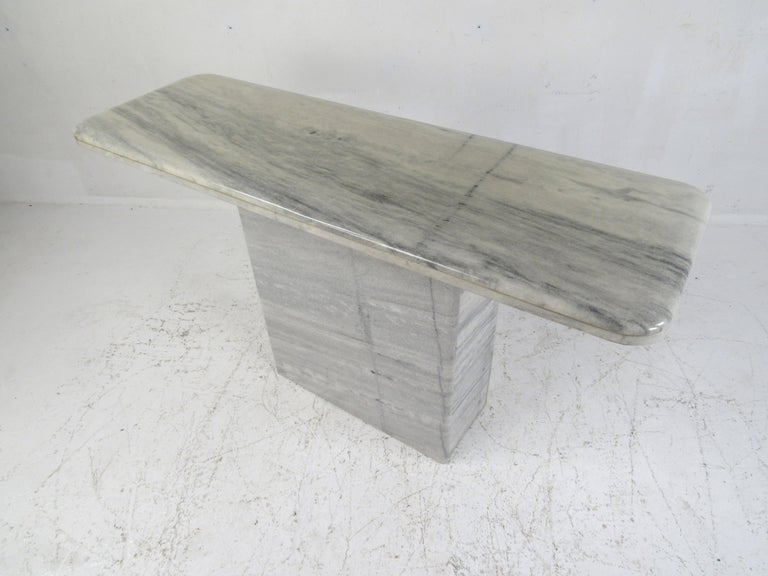 Impressive Vintage Marble Hall Table at 1stDibs