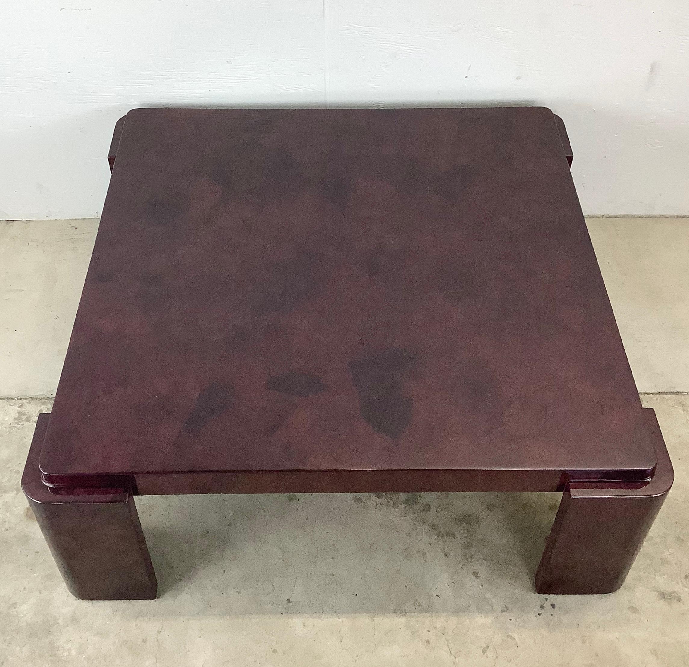 Impressive Vintage Modern Coffee Table  In Good Condition For Sale In Trenton, NJ