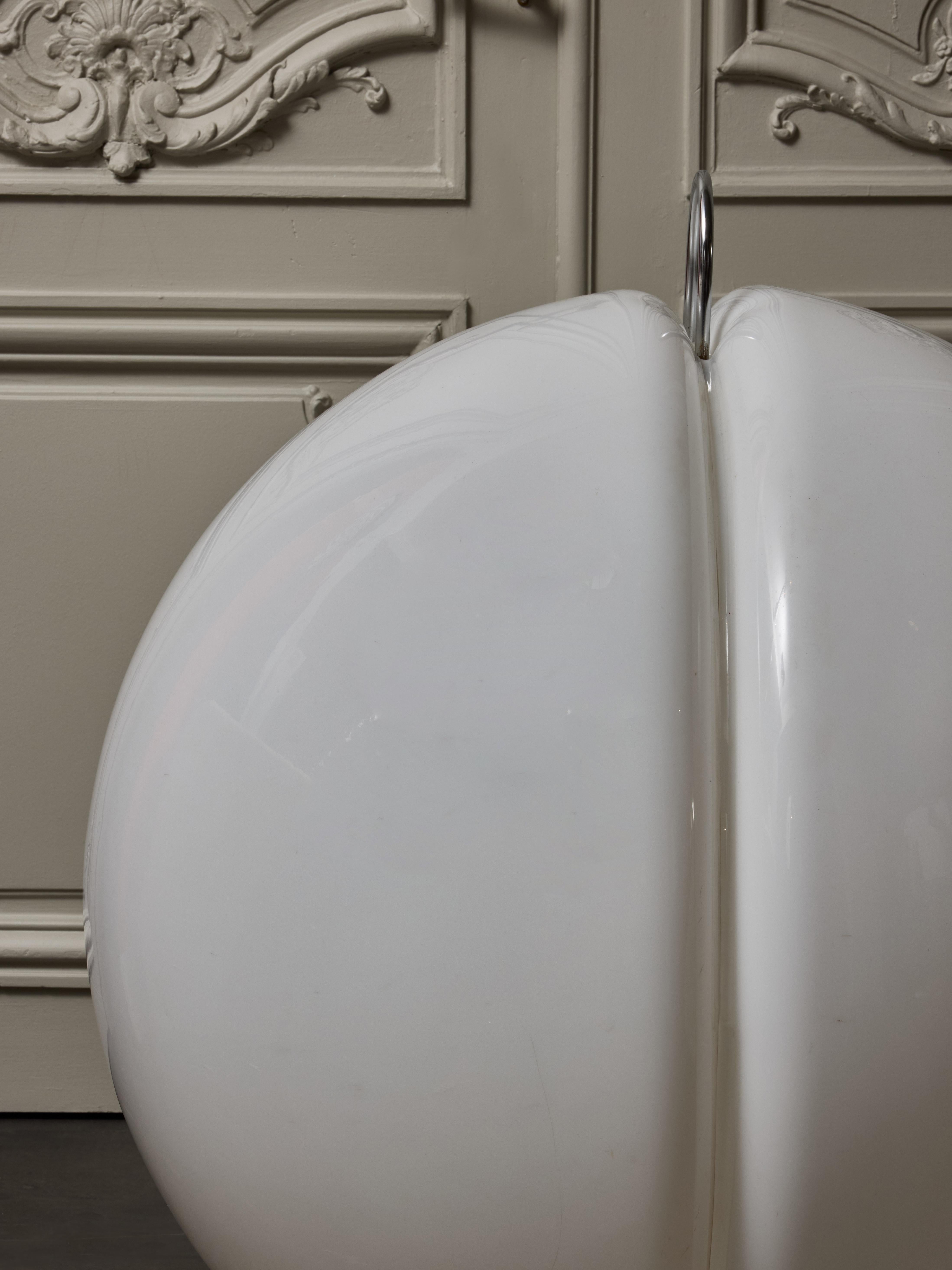 Italian Impressive Vintage Plexi Spherical Floor Lamp For Sale